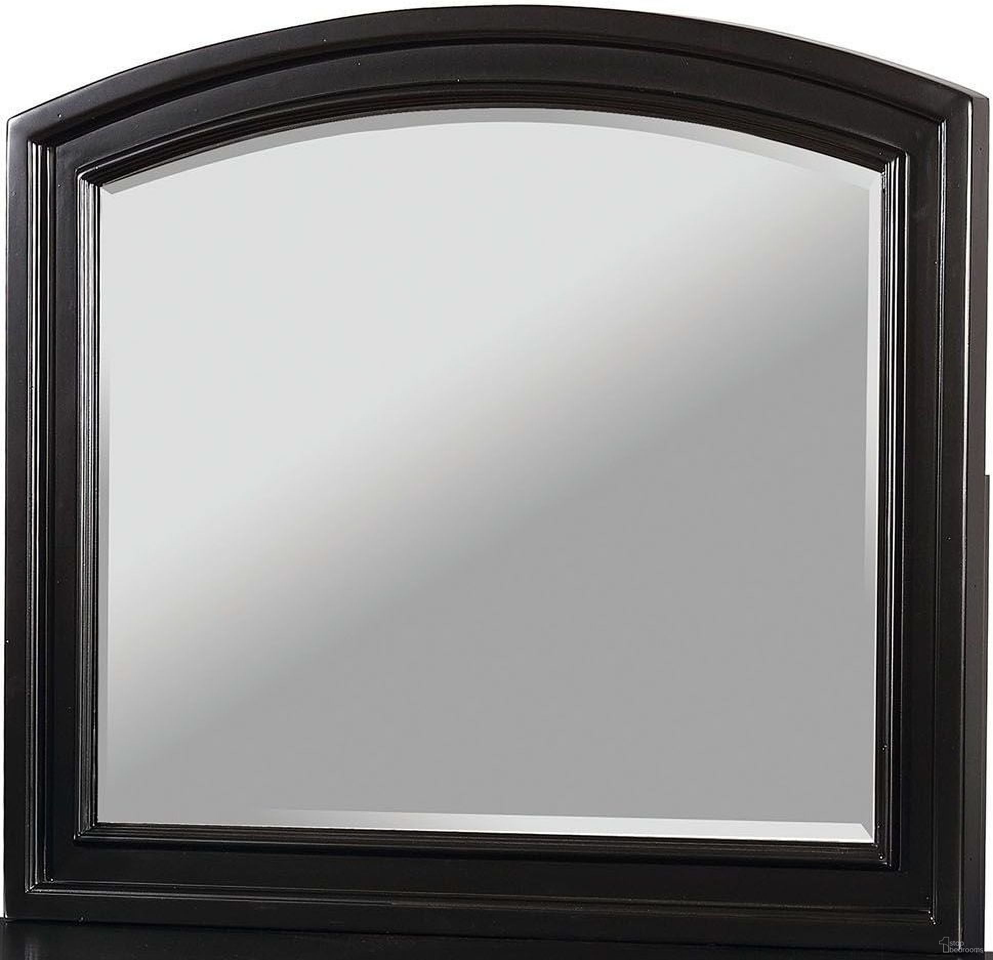 The appearance of Castor Black Mirror designed by Furniture of America in the transitional interior design. This black piece of furniture was selected by 1StopBedrooms from Castor Collection to add a touch of cosiness and style into your home. Sku: CM7590BK-M. Material: Wood.