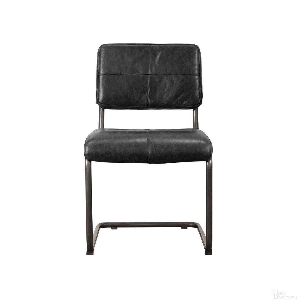 The appearance of Coachella Cobain Dining Chair Set of 2 In Black designed by LH Imports in the industrial interior design. This black piece of furniture was selected by 1StopBedrooms from Coachella Collection to add a touch of cosiness and style into your home. Sku: PF7132-BLK. Material: Iron. Chair Type: Side Chair.