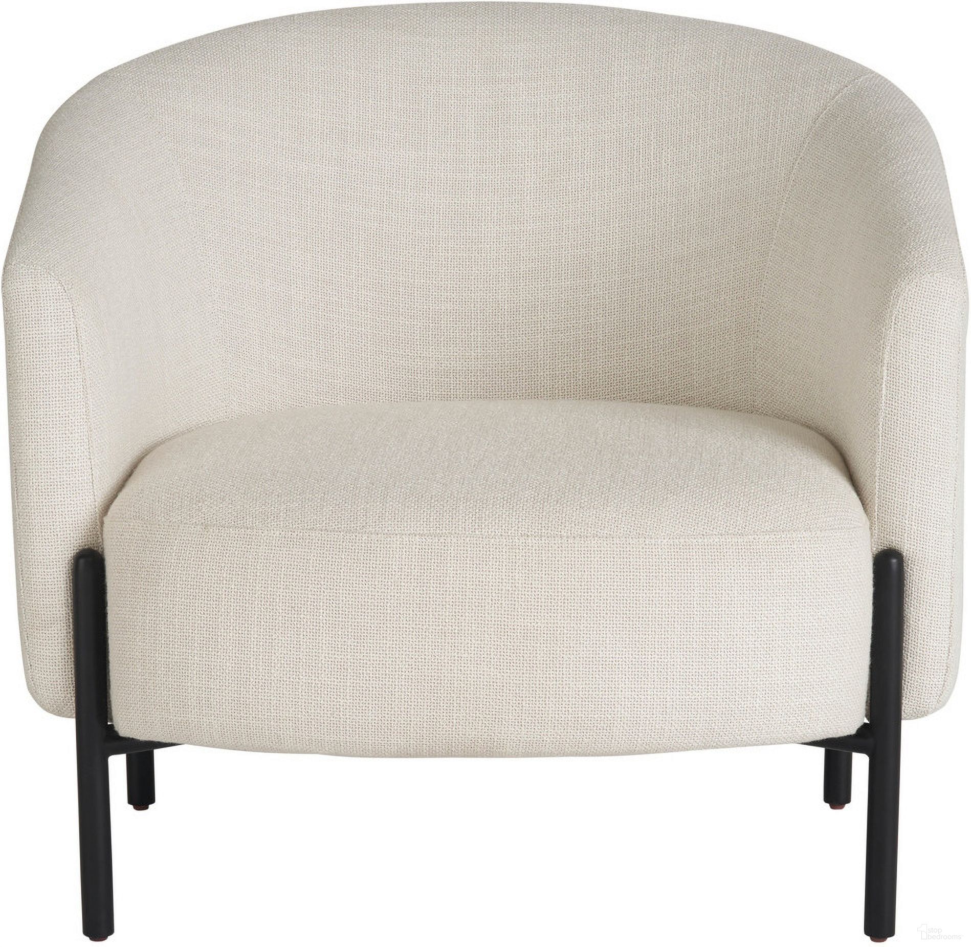 The appearance of Coalesce Nikolai Lounge Chair In Matte Black designed by Universal in the transitional interior design. This matte black piece of furniture was selected by 1StopBedrooms from Coalesce Collection to add a touch of cosiness and style into your home. Sku: U305505-1600-1. Material: Metal.