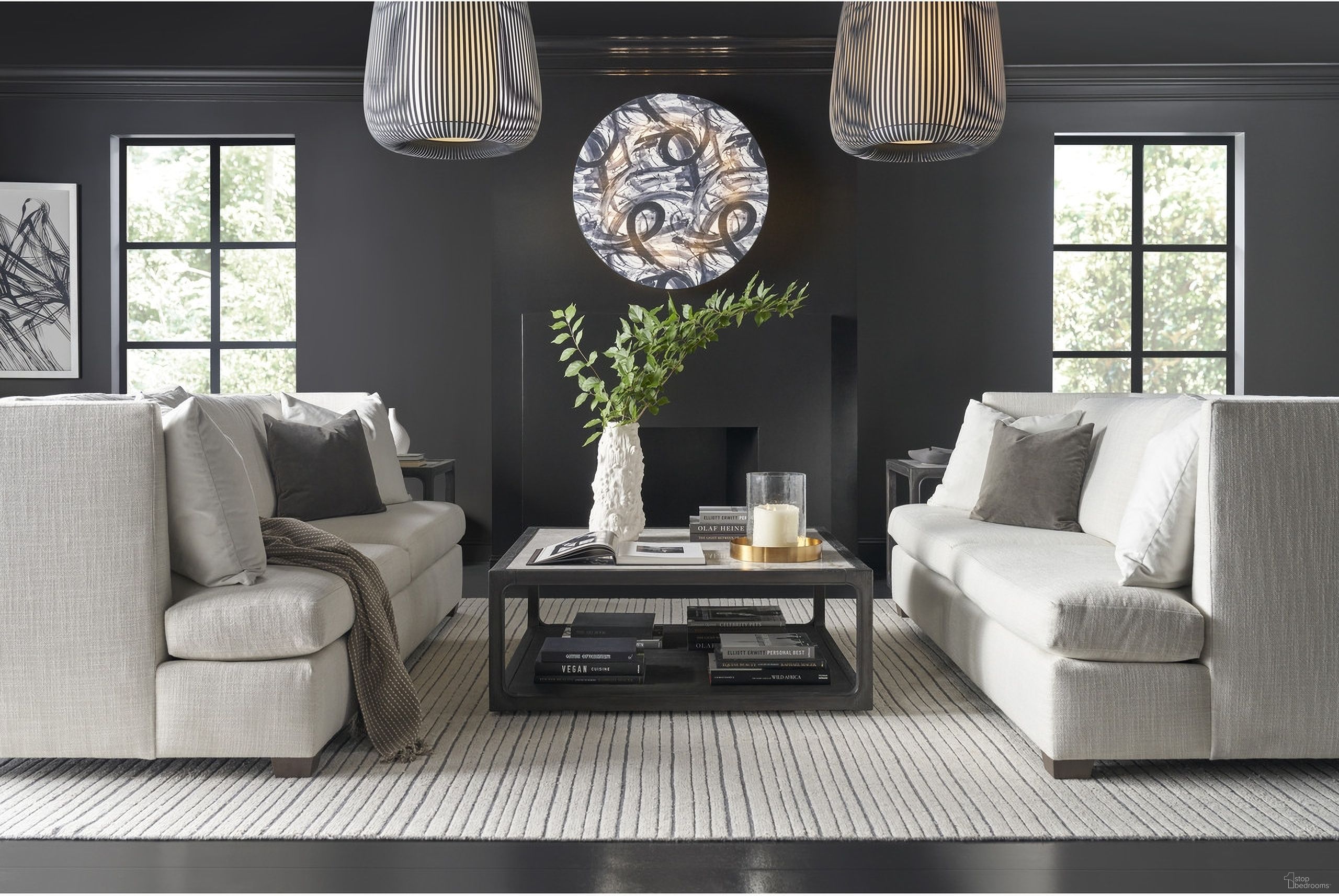 The appearance of Coalesce Occasional Table Set In Raven designed by Universal in the modern / contemporary interior design. This raven piece of furniture was selected by 1StopBedrooms from Coalesce Collection to add a touch of cosiness and style into your home. Sku: U301A815;U301A820. Material: Wood.