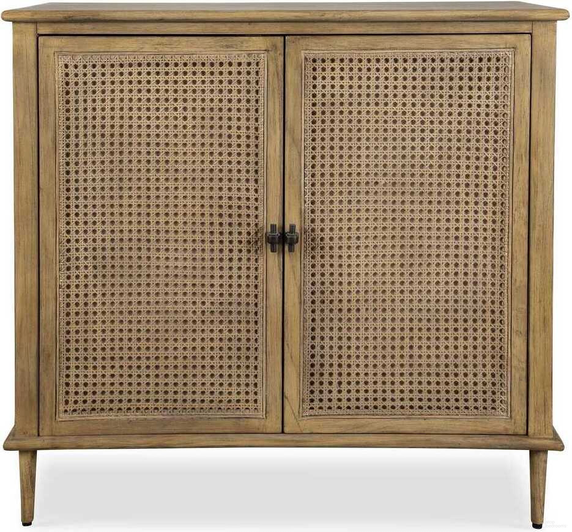 The appearance of Coast 2 Door Rattan Cabinet In Woodtone designed by Uttermost in the coastal interior design. This woodtone piece of furniture  was selected by 1StopBedrooms from Coast Collection to add a touch of cosiness and style into your home. Sku: 50121. Material: MDF.