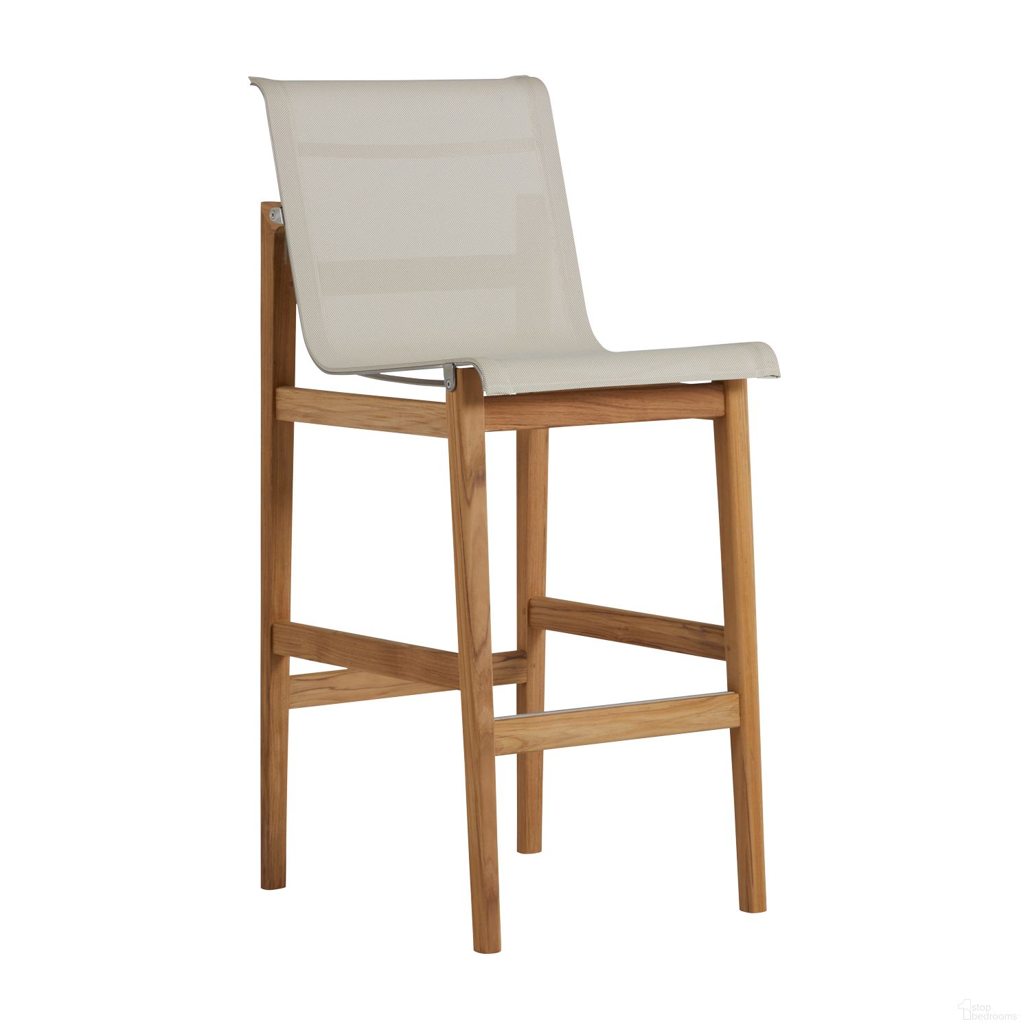 The appearance of Coast Teak 30 Inch Barstool In Natural Teak designed by Summer Classics in the modern / contemporary interior design. This natural teak piece of furniture was selected by 1StopBedrooms from Coast Collection to add a touch of cosiness and style into your home. Sku: 37364. Material: Sling.