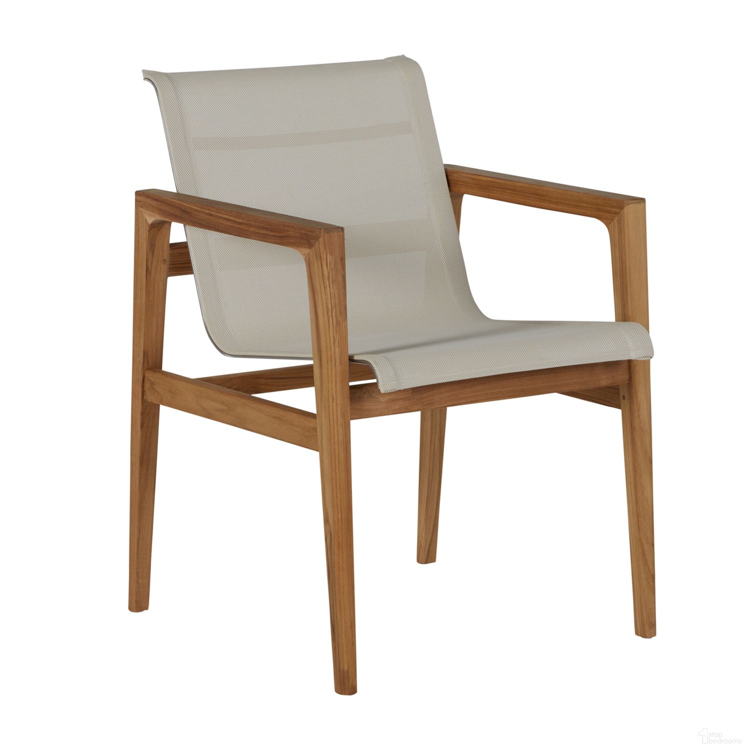 The appearance of Coast Teak Arm Chair In Natural Teak designed by Summer Classics in the modern / contemporary interior design. This natural teak piece of furniture was selected by 1StopBedrooms from Coast Collection to add a touch of cosiness and style into your home. Sku: 27304. Material: Sling.