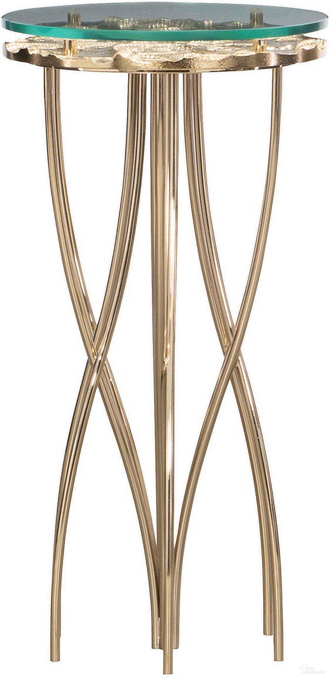 The appearance of Coastal Side Table In Brass designed by Maitland-Smith in the coastal interior design. This brass piece of furniture  was selected by 1StopBedrooms from Maitland Smith Collection to add a touch of cosiness and style into your home. Sku: 8397-32. Material: Brass.