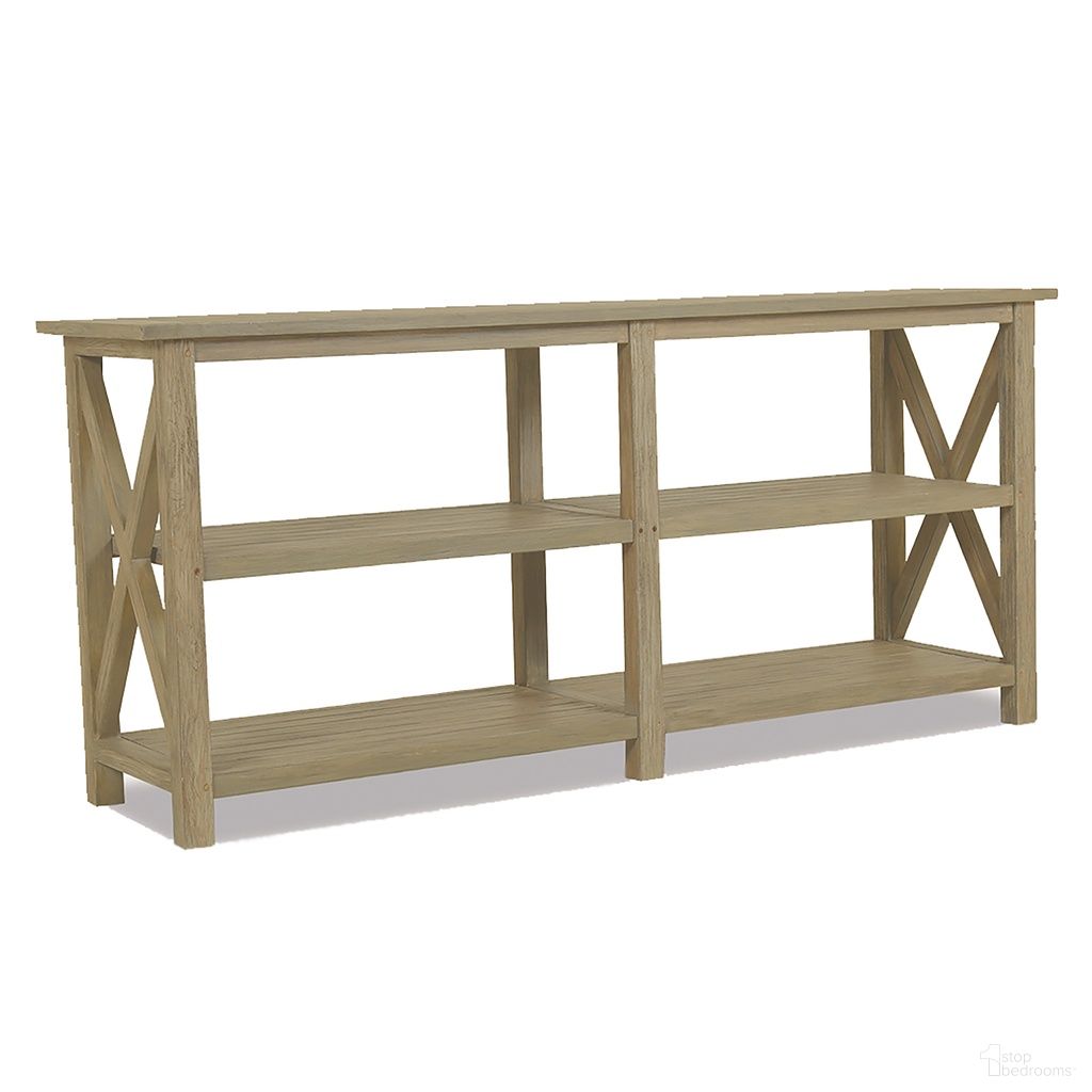 The appearance of Coastal Teak X Console Table in Light Wood designed by Sunset West in the transitional interior design. This light wood piece of furniture was selected by 1StopBedrooms from Coastal Teak Collection to add a touch of cosiness and style into your home. Sku: SW5501-LXCNSL. Material: Teak.
