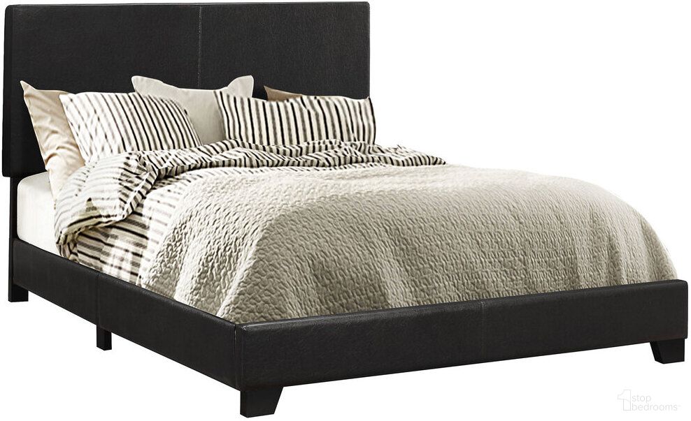 Dorian Upholstered California King Bed Black