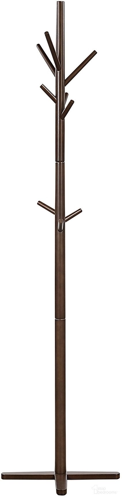 The appearance of Jack Coat Rack In Brown designed by Homelegance in the modern / contemporary interior design. This brown piece of furniture  was selected by 1StopBedrooms from Jack Collection to add a touch of cosiness and style into your home. Sku: 4640DBR. Material: Wood.