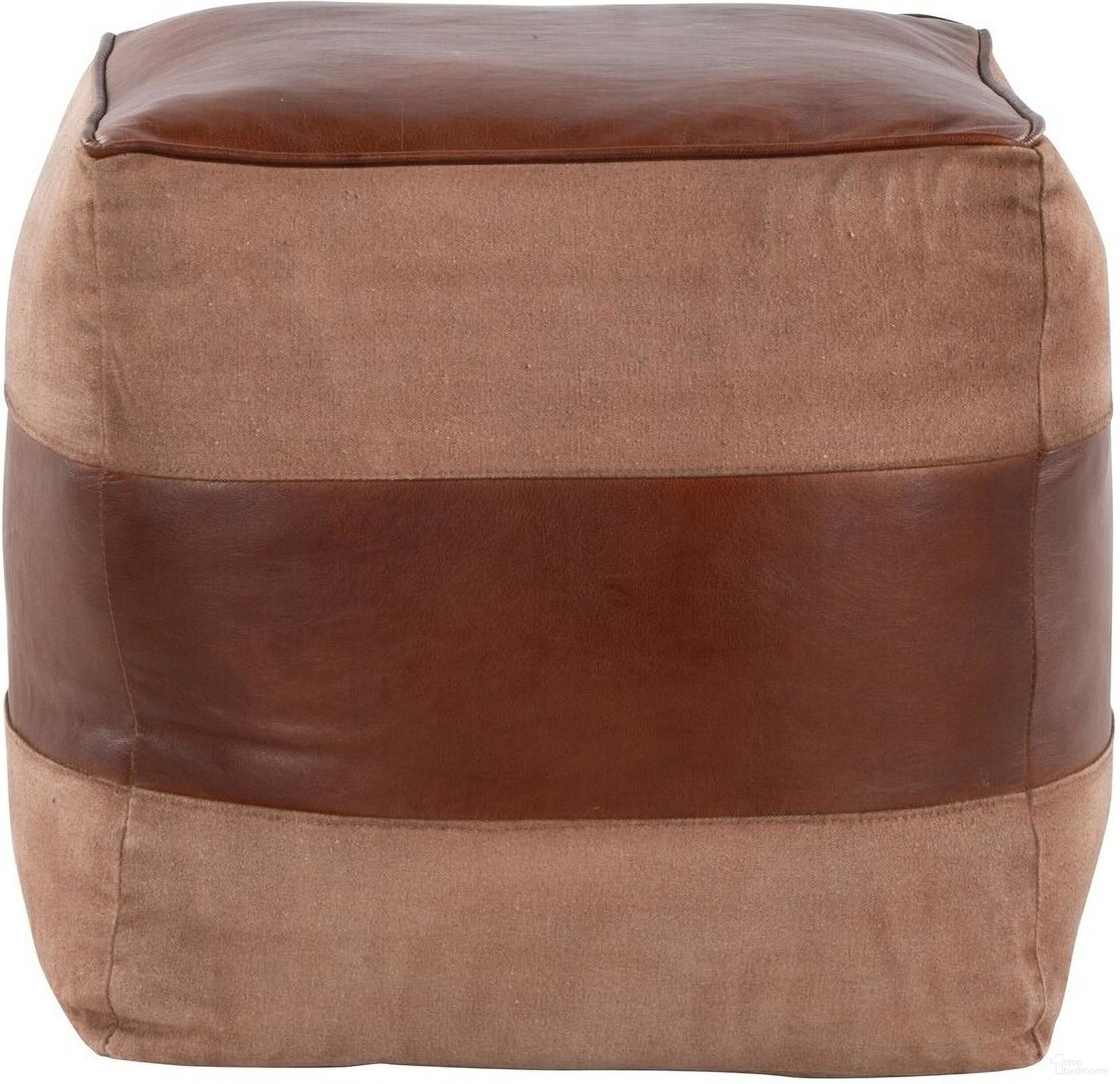 The appearance of Cobbler Canvas Pouf In Tan and Espresso designed by Lumisource in the industrial interior design. This tan and espresso piece of furniture  was selected by 1StopBedrooms from Cobbler Collection to add a touch of cosiness and style into your home. Sku: OT-COBBLER-CV ETN. Material: Fabric.