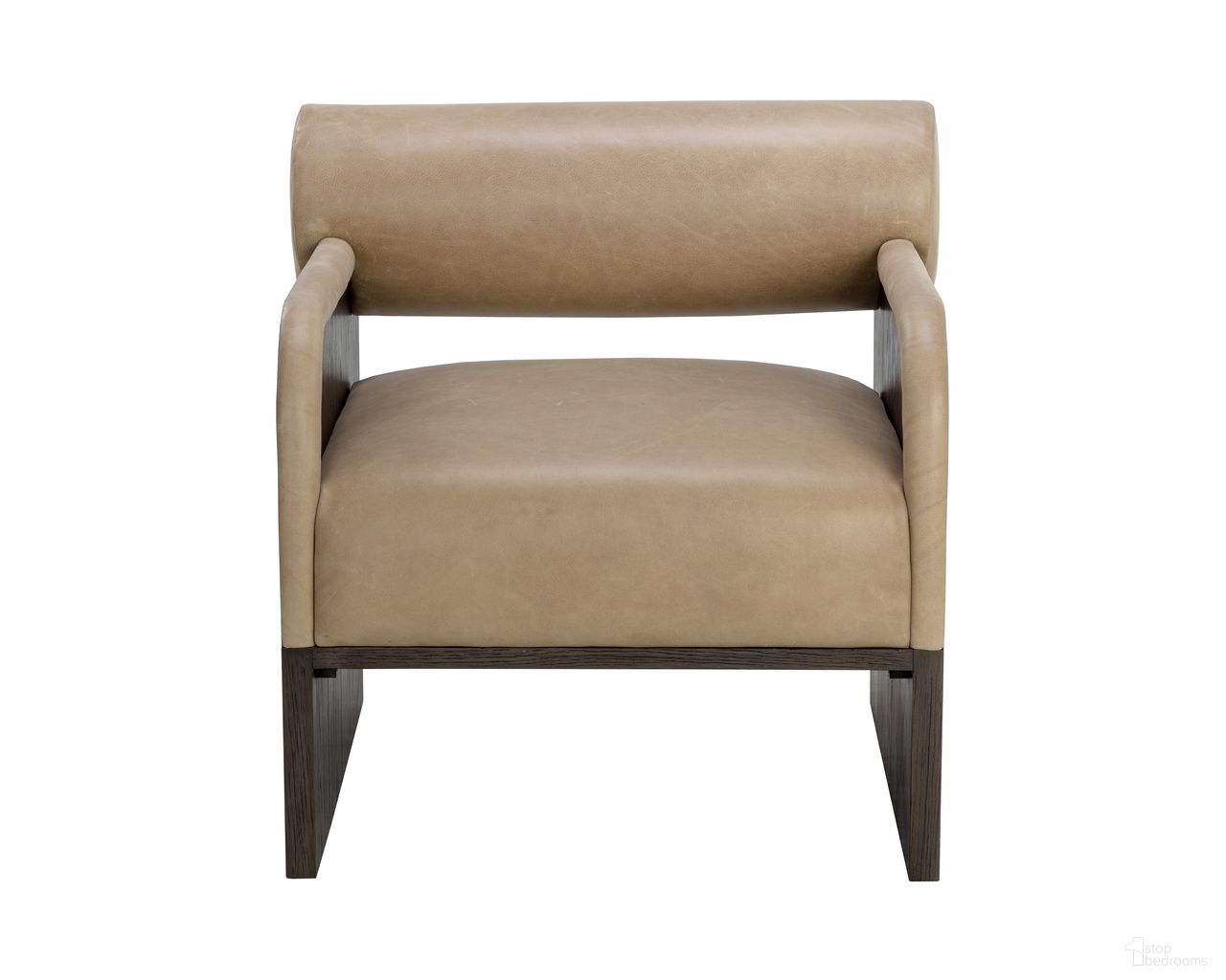 Coburn Lounge Chair In Dark Brown and Sahara Sand