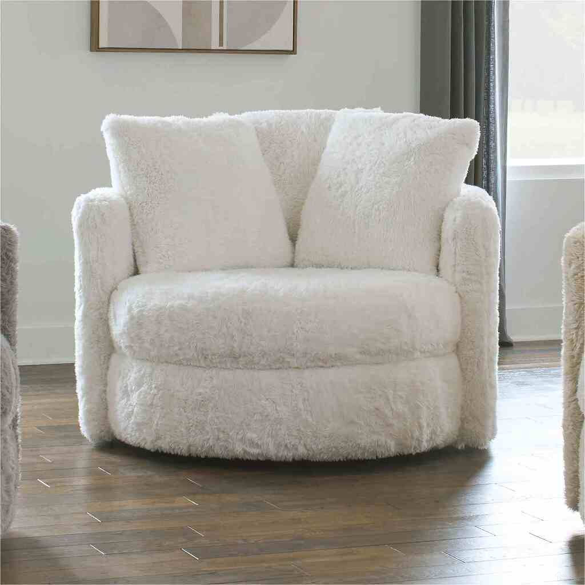 Cochrane Swivel Chair In White