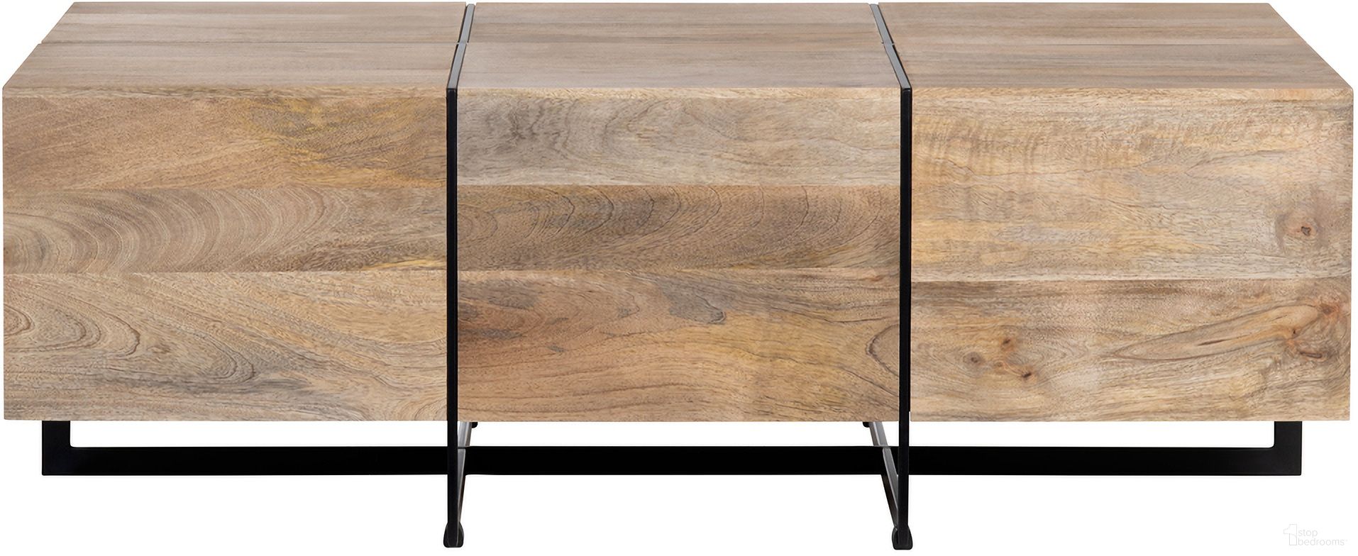 Cocktail Table In Brown and Black