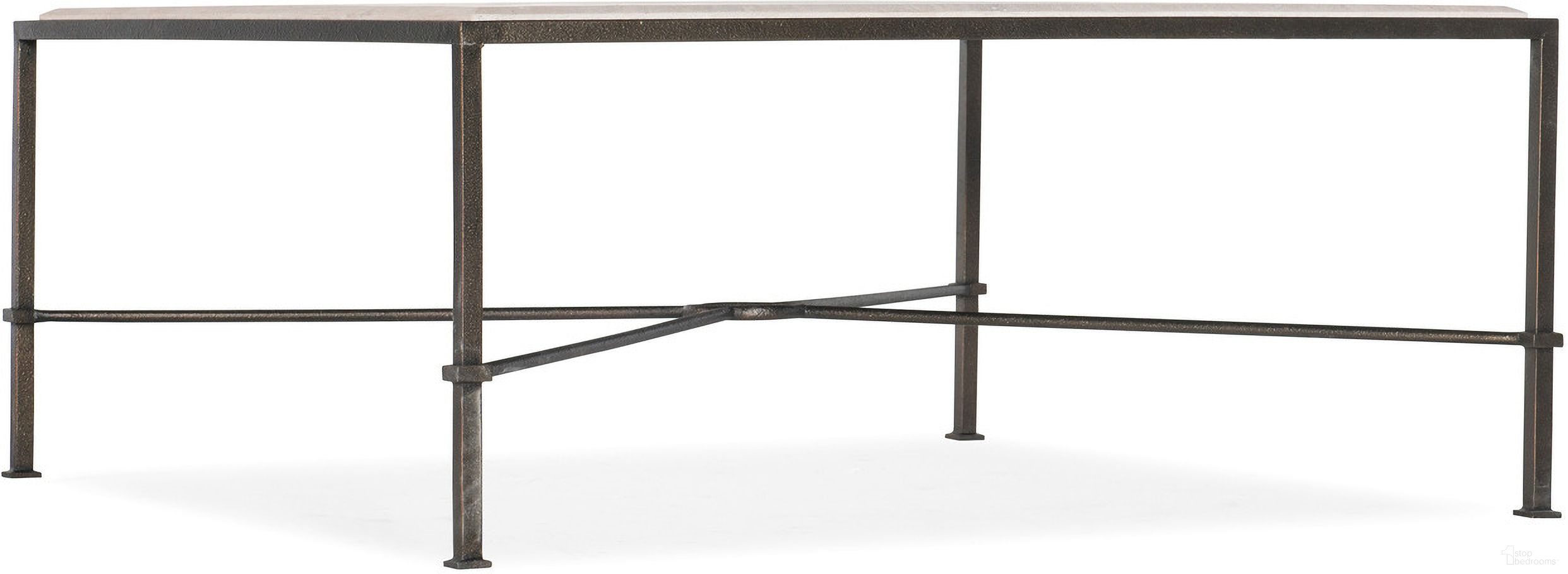 The appearance of Melange Cocktail Table designed by Hooker in the transitional interior design. This gray piece of furniture was selected by 1StopBedrooms from Melange Collection to add a touch of cosiness and style into your home. Sku: 5914-80110-00. Material: Marble.