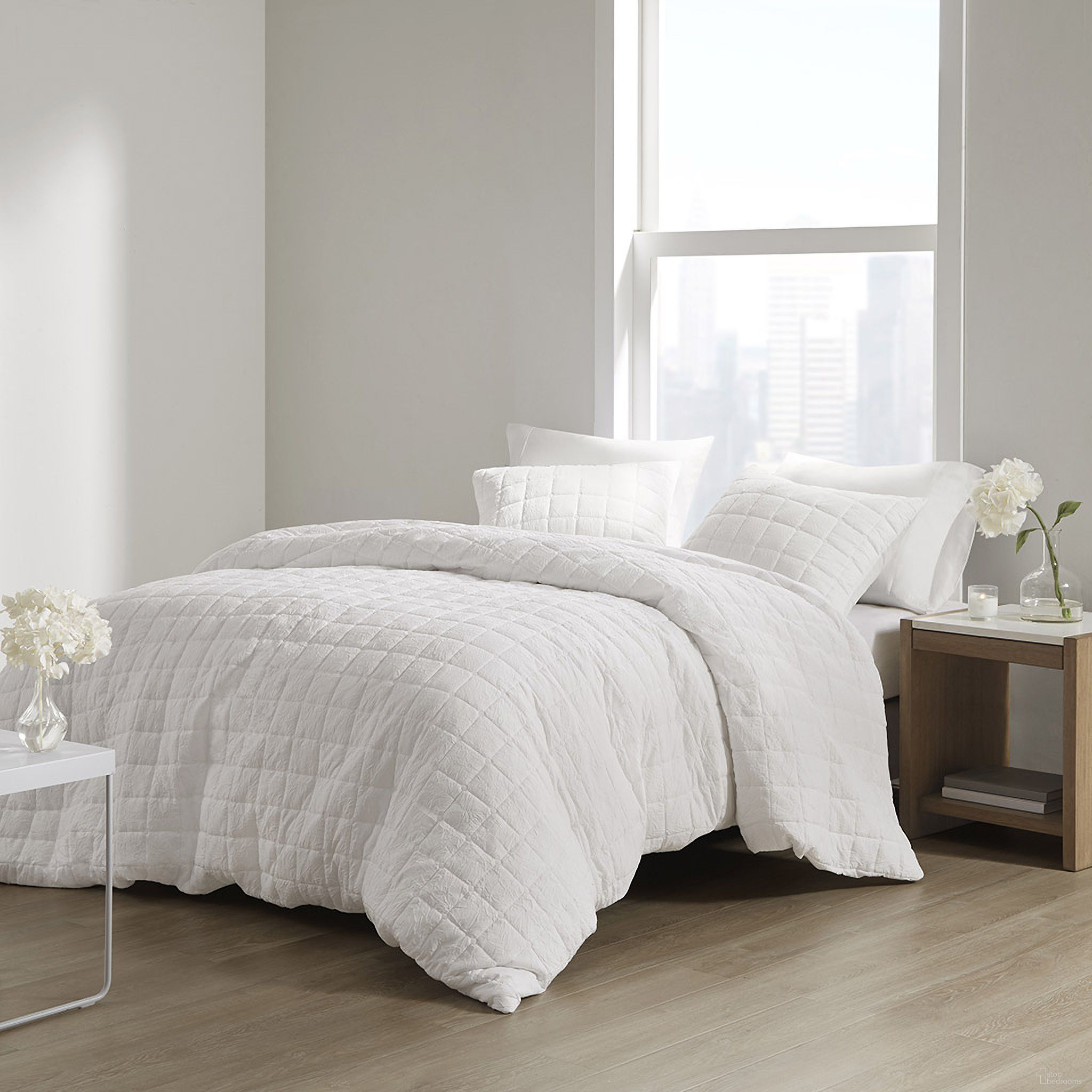 Cocoon Polyester 3 Piece King Duvetlet Mini Set In White