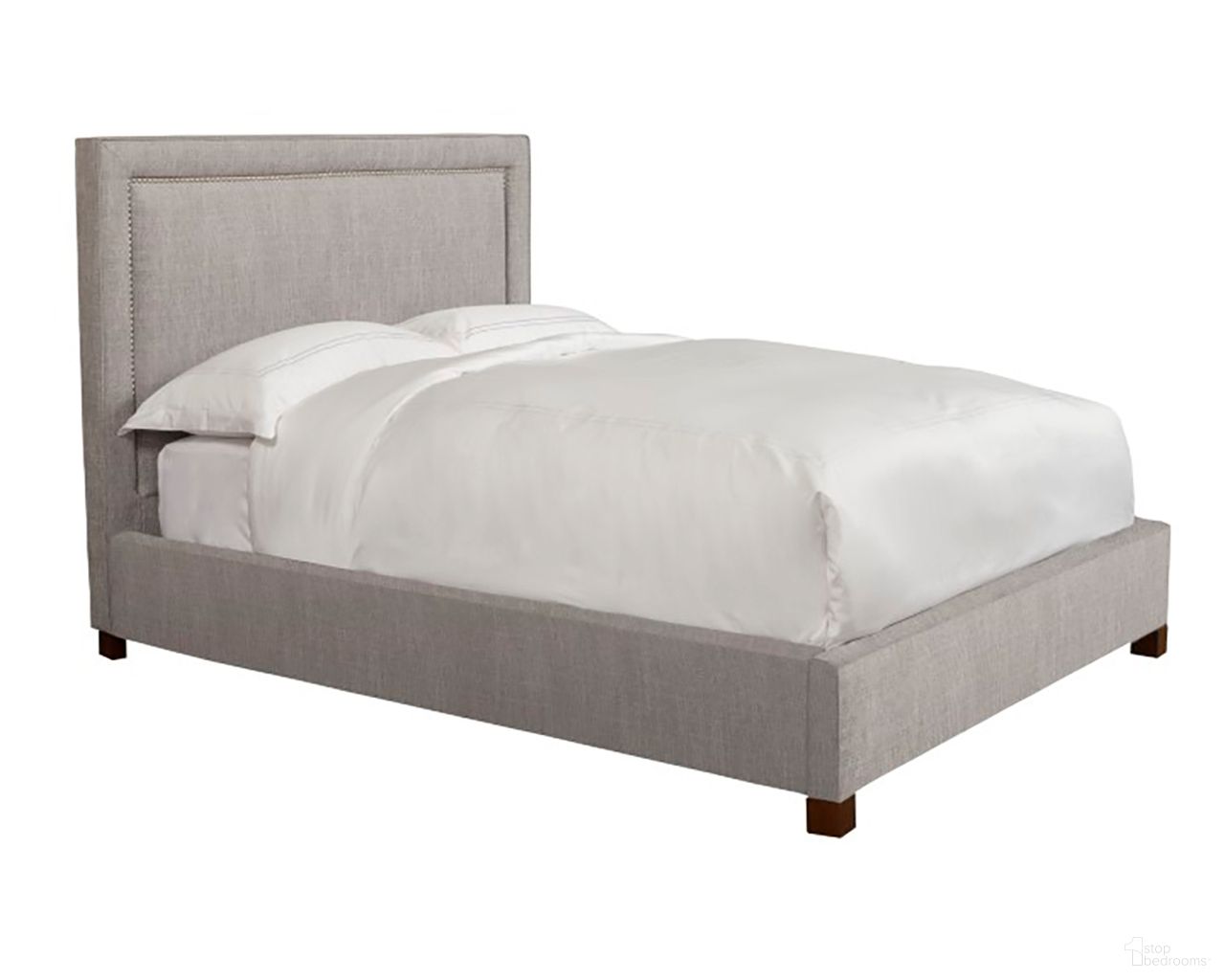 Cody Cork Natural Queen Upholstered Panel Bed