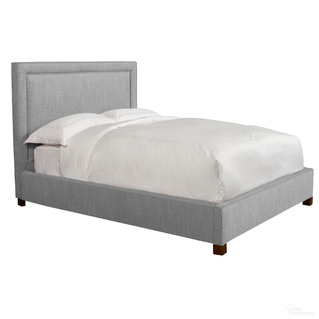 The appearance of Cody Mineral Gray King Upholstered Panel Bed designed by Parker House in the transitional interior design. This gray piece of furniture was selected by 1StopBedrooms from Cody Collection to add a touch of cosiness and style into your home. Sku: BCOD#9000HB-MNR;BCOD#9020FBR-MNR. Bed Type: Panel Bed. Material: Polyester. Bed Size: King.
