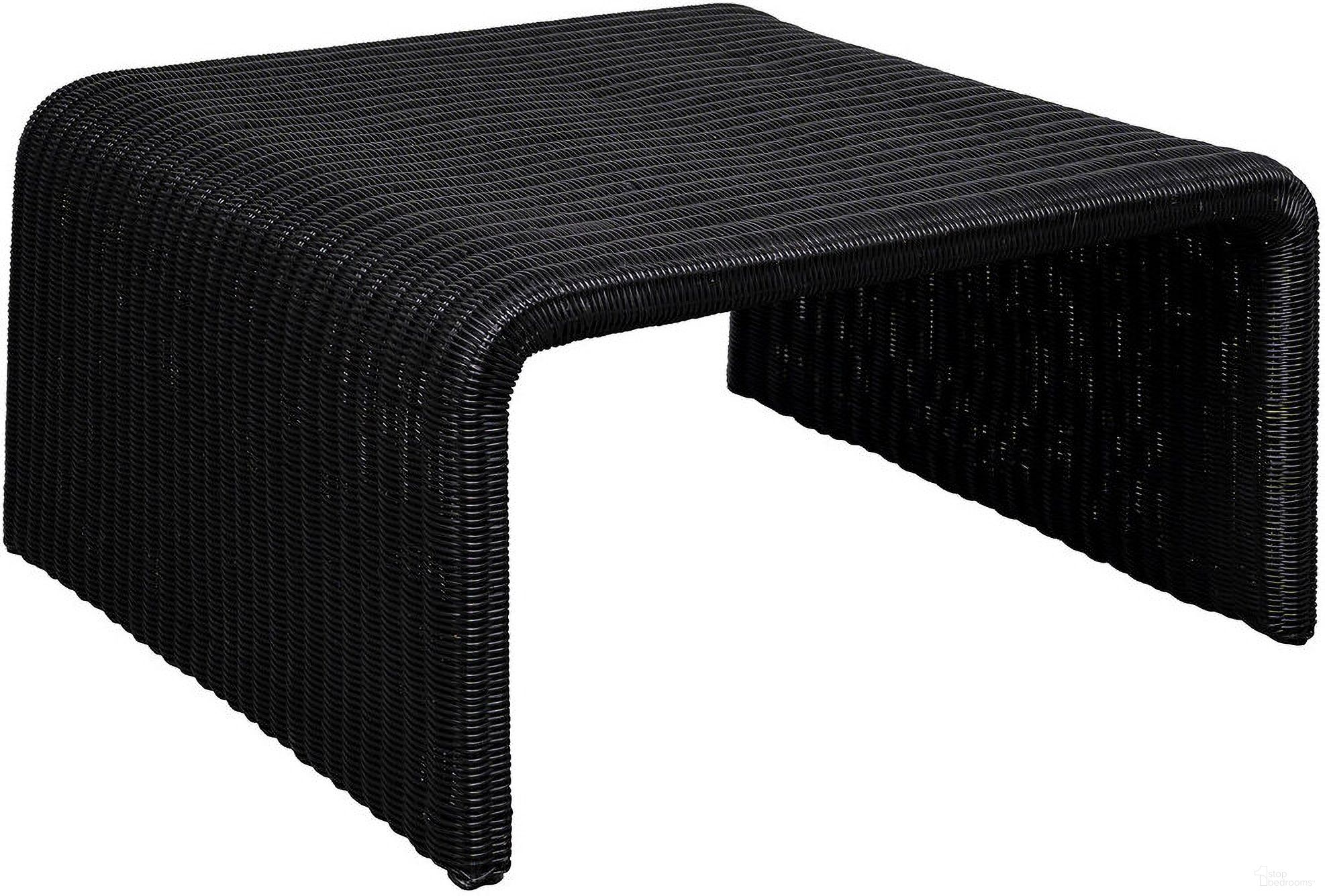 The appearance of Cahya Woven Rattan Square Coffee Table Black designed by Coaster in the coastal interior design. This black piece of furniture  was selected by 1StopBedrooms from Cahya Collection to add a touch of cosiness and style into your home. Sku: 708518. Material: Rattan.