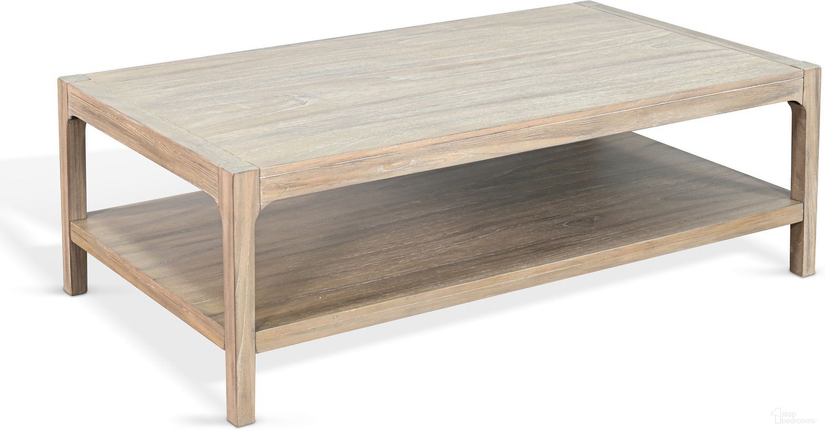 The appearance of Coffee Table In Wheat designed by Sunny Designs in the coastal interior design. This wheat piece of furniture  was selected by 1StopBedrooms from 3194 Collection to add a touch of cosiness and style into your home. Sku: 3194WE-C. Material: Solid Wood.