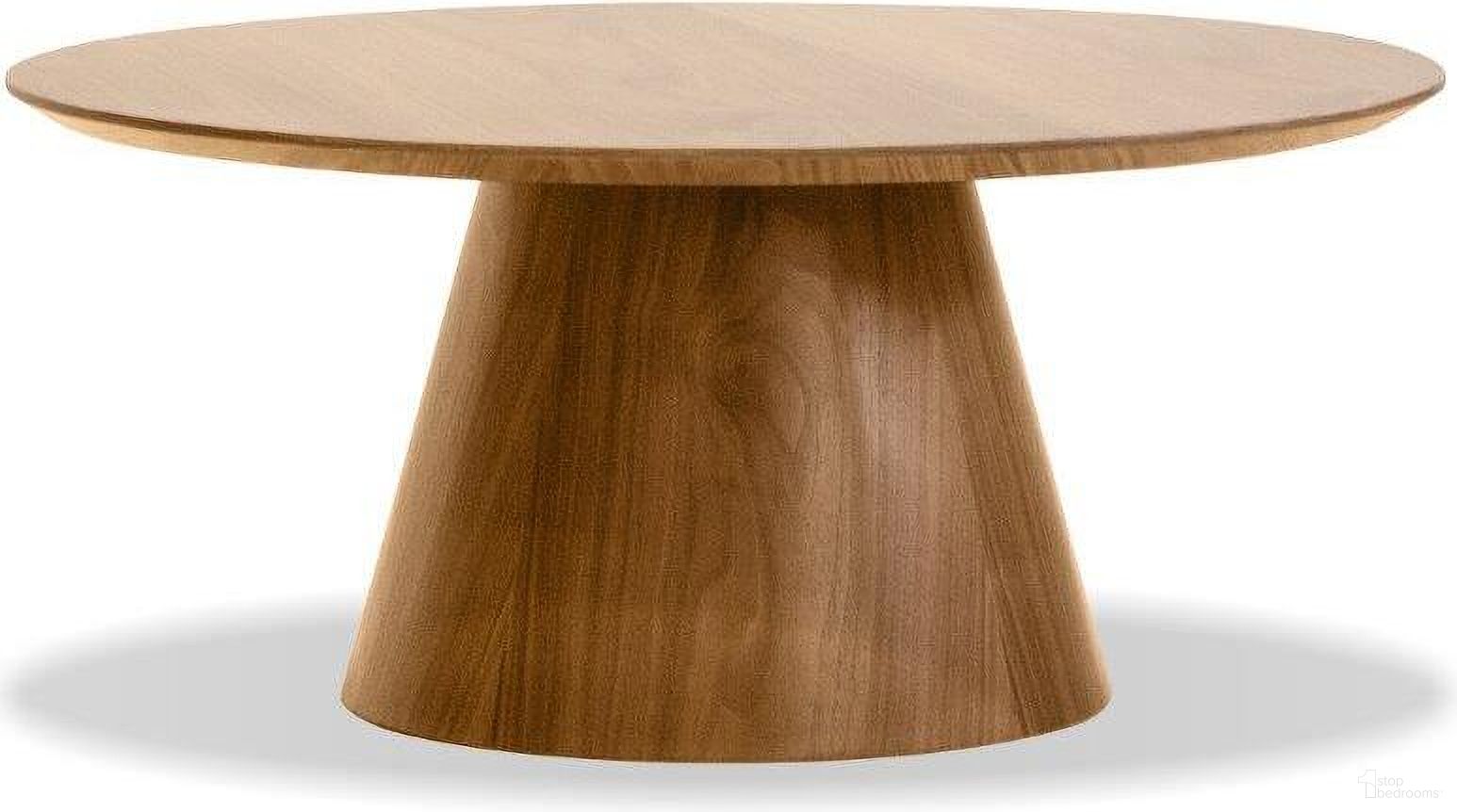 The appearance of Coffee Table Tower 36In Natural Walnut designed by Mobital in the modern / contemporary interior design. This walnut piece of furniture  was selected by 1StopBedrooms from Tower Collection to add a touch of cosiness and style into your home. Sku: WCO-TOWE-WALN-36IN. Material: MDF.