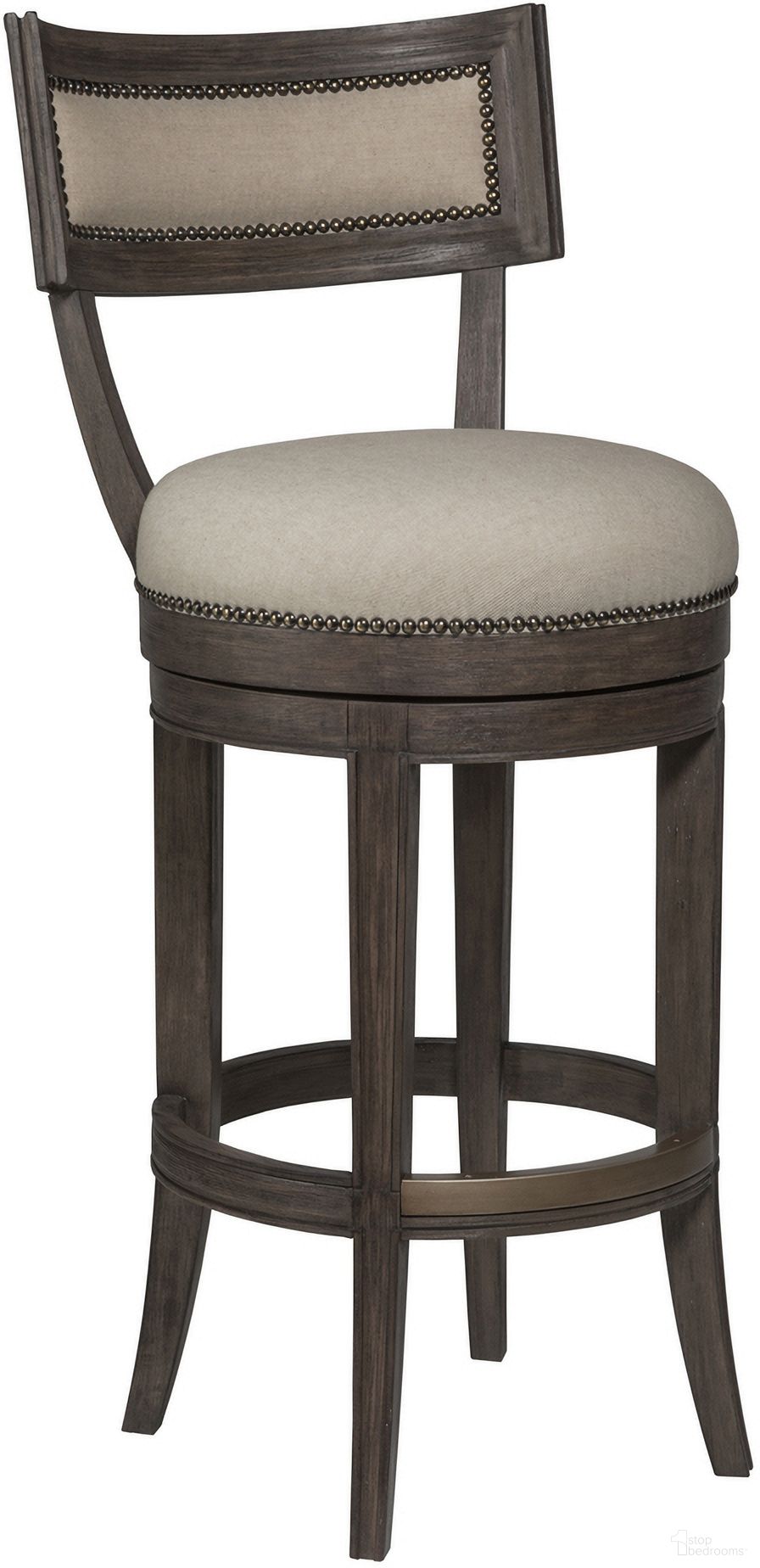 The appearance of Cohesion Program Aperitif Swivel Bar Stool In Antico designed by Artistica Home in the traditional interior design. This antico piece of furniture was selected by 1StopBedrooms from Cohesion Program Collection to add a touch of cosiness and style into your home. Sku: 2000-896-39-01. Material: Wood.