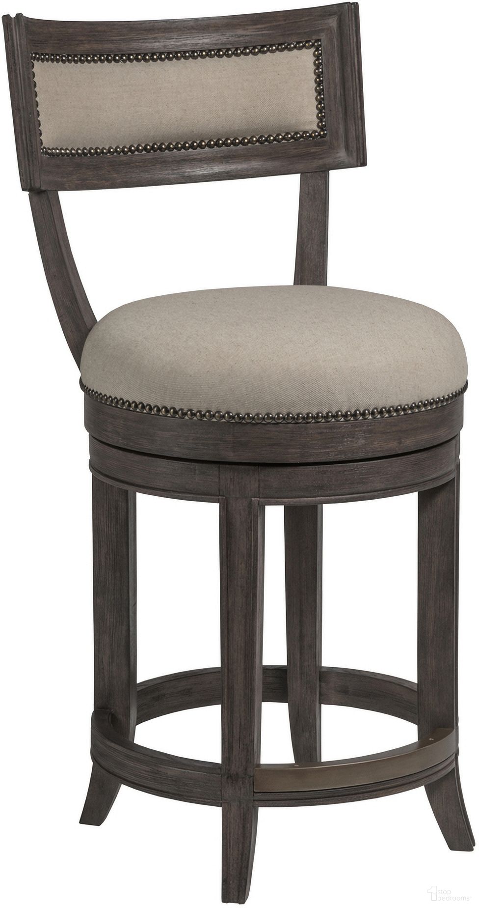 The appearance of Cohesion Program Aperitif Swivel Counter Stool In Antico designed by Artistica Home in the traditional interior design. This antico piece of furniture was selected by 1StopBedrooms from Cohesion Program Collection to add a touch of cosiness and style into your home. Sku: 2000-895-39-01. Material: Wood.