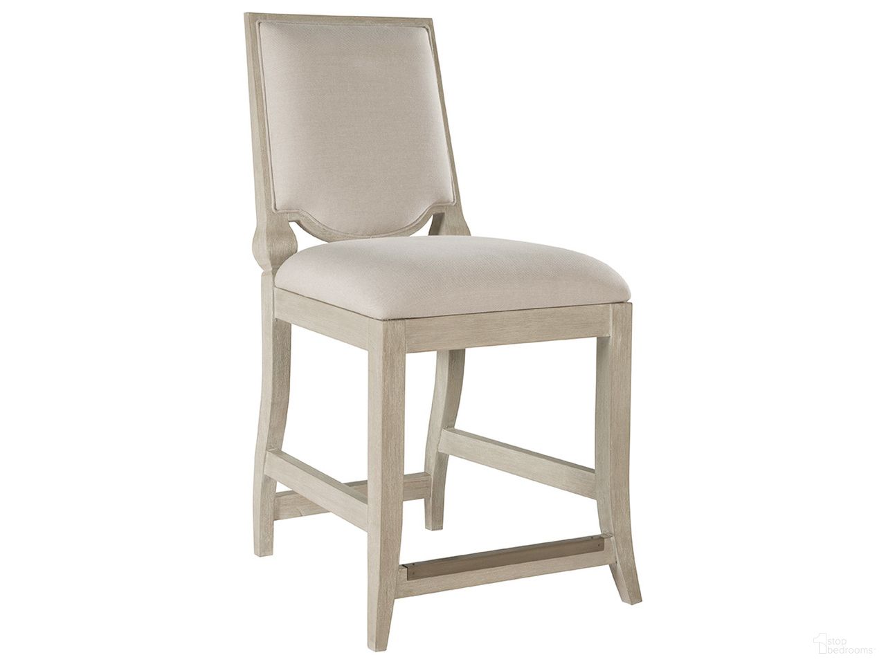 The appearance of Cohesion Program Beauvoir Counter Stool In Bianco designed by Artistica Home in the transitional interior design. This bianco piece of furniture was selected by 1StopBedrooms from Cohesion Program Collection to add a touch of cosiness and style into your home. Sku: 2052-895-40-01. Material: Wood.