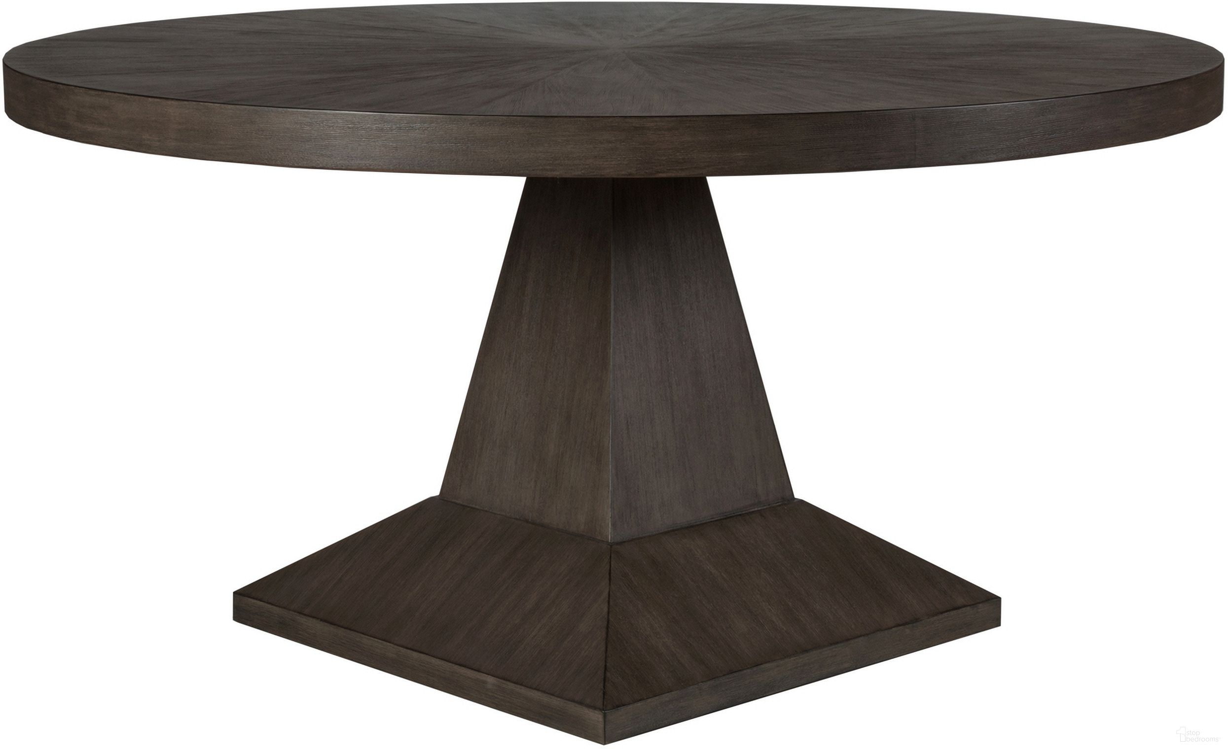 The appearance of Cohesion Program Chronicle Round Dining Table In Antico designed by Artistica Home in the modern / contemporary interior design. This antico piece of furniture was selected by 1StopBedrooms from Cohesion Program Collection to add a touch of cosiness and style into your home. Sku: 2224-870C-39. Table Base Style: Pedestal. Table Top Shape: Round. Material: Wood. Size: 60".