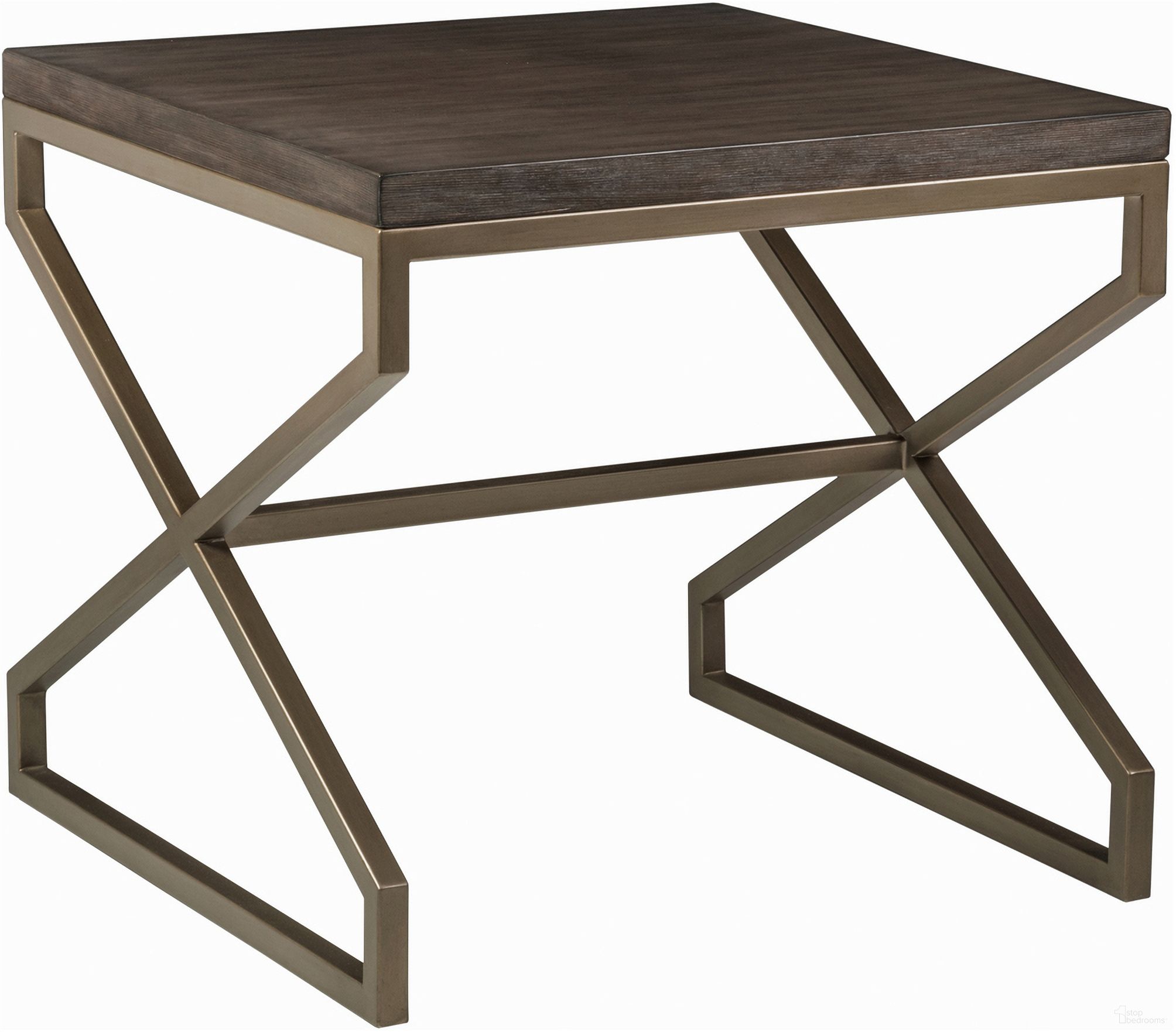 The appearance of Cohesion Program Edict Square End Table In Antico designed by Artistica Home in the transitional interior design. This antico piece of furniture was selected by 1StopBedrooms from Cohesion Program Collection to add a touch of cosiness and style into your home. Sku: 2088-957-39. Material: Metal.