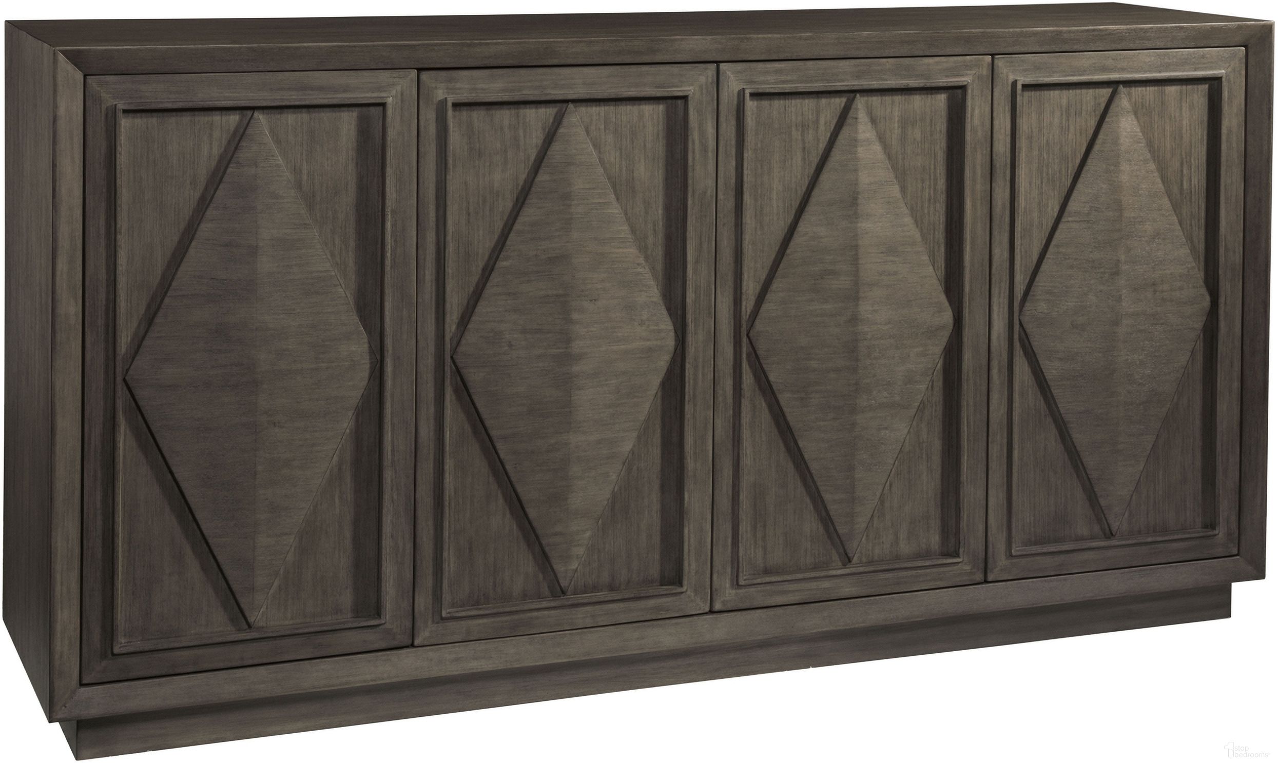 The appearance of Cohesion Program Exchequer Buffet In Grigio designed by Artistica Home in the transitional interior design. This grigio piece of furniture was selected by 1StopBedrooms from Cohesion Program Collection to add a touch of cosiness and style into your home. Sku: 2225-852-41. Material: Wood.