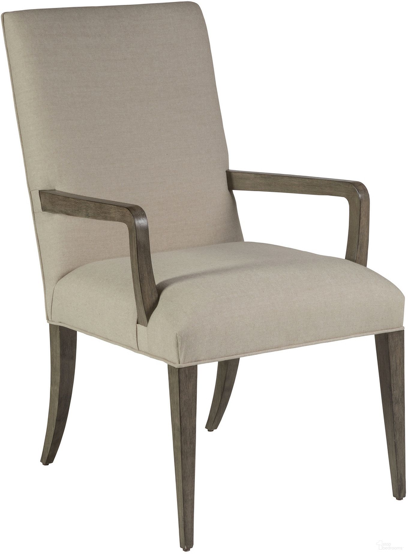 The appearance of Cohesion Program Madox Upholstered Arm Chair In Grigio designed by Artistica Home in the traditional interior design. This grigio piece of furniture  was selected by 1StopBedrooms from Cohesion Program Collection to add a touch of cosiness and style into your home. Sku: 2220-881-41-01. Material: Wood. Chair Type: Arm Chair.