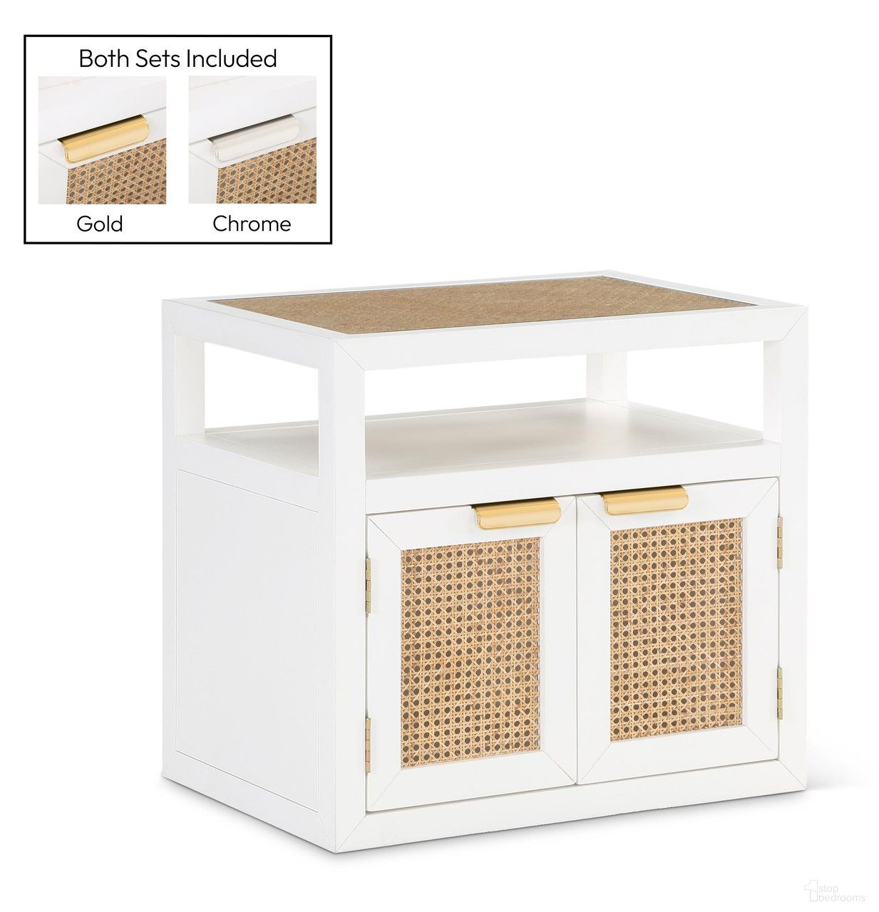 The appearance of Cole Nightstand In White designed by Meridian in the transitional interior design. This white piece of furniture  was selected by 1StopBedrooms from Cole Collection to add a touch of cosiness and style into your home. Sku: 797White-NS. Material: Rubberwood.