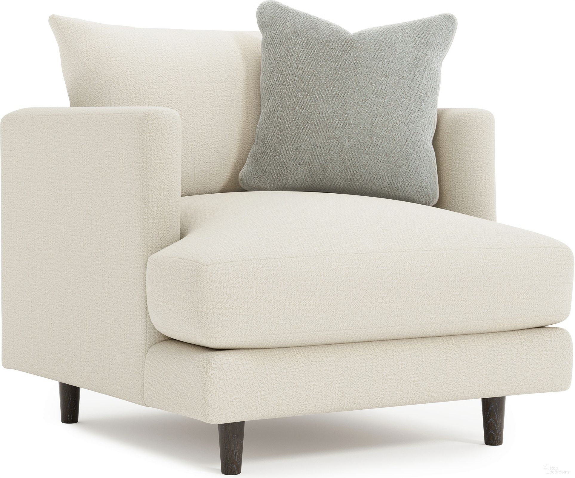The appearance of Colette Chair In Portobello designed by Bernhardt in the modern / contemporary interior design. This portobello piece of furniture  was selected by 1StopBedrooms from Plush Collection to add a touch of cosiness and style into your home. Sku: P7422A. Material: Fabric.