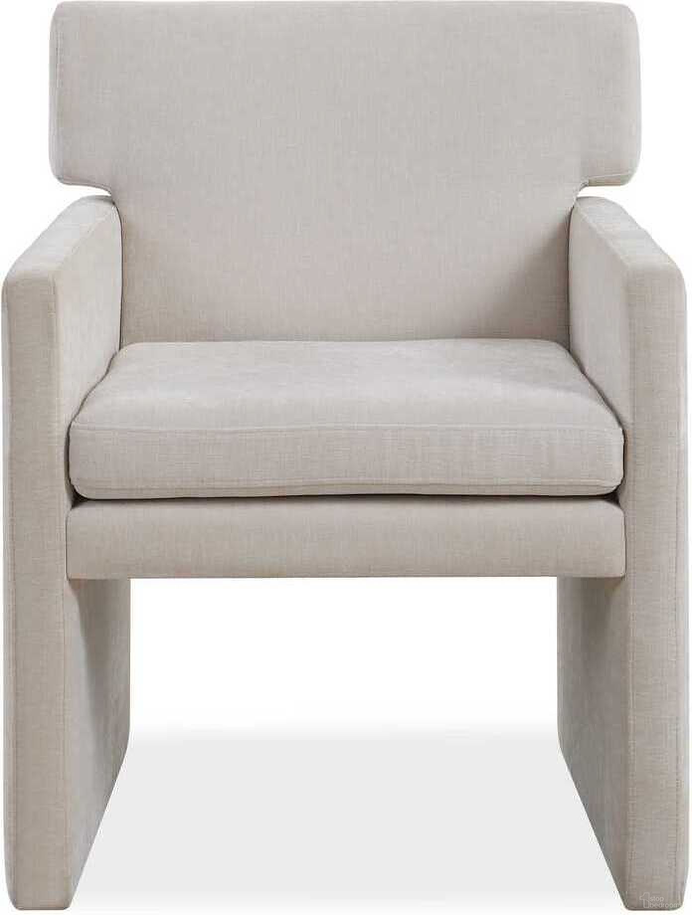 The appearance of Colette Dining Chair In White designed by Uttermost in the coastal interior design. This white piece of furniture  was selected by 1StopBedrooms from Colette Collection to add a touch of cosiness and style into your home. Sku: 23877. Material: Plywood. Chair Type: Arm Chair.