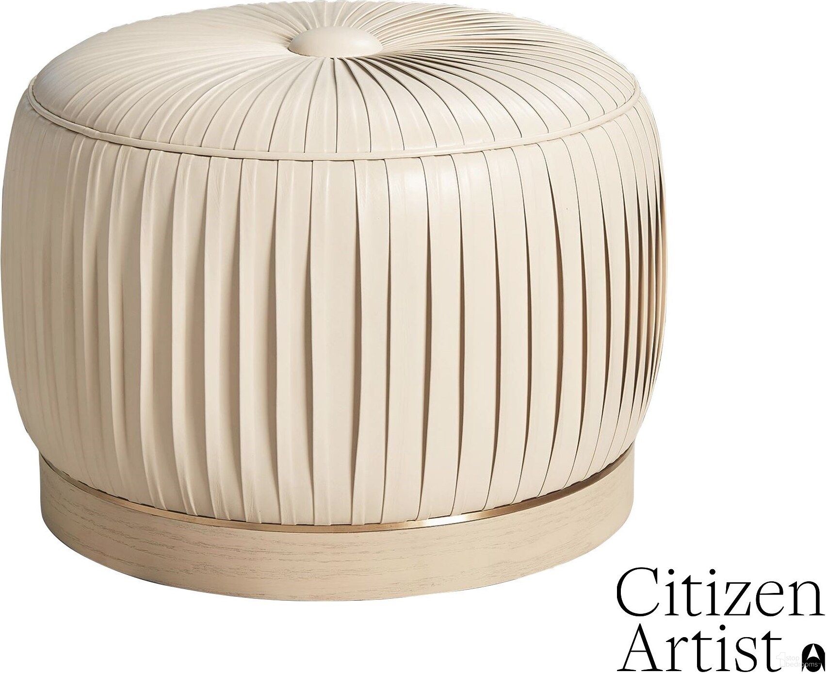 The appearance of Colette Pouf In White designed by Global Views in the modern / contemporary interior design. This white piece of furniture was selected by 1StopBedrooms from Colette Collection to add a touch of cosiness and style into your home. Sku: FDS990051. Material: Leather.