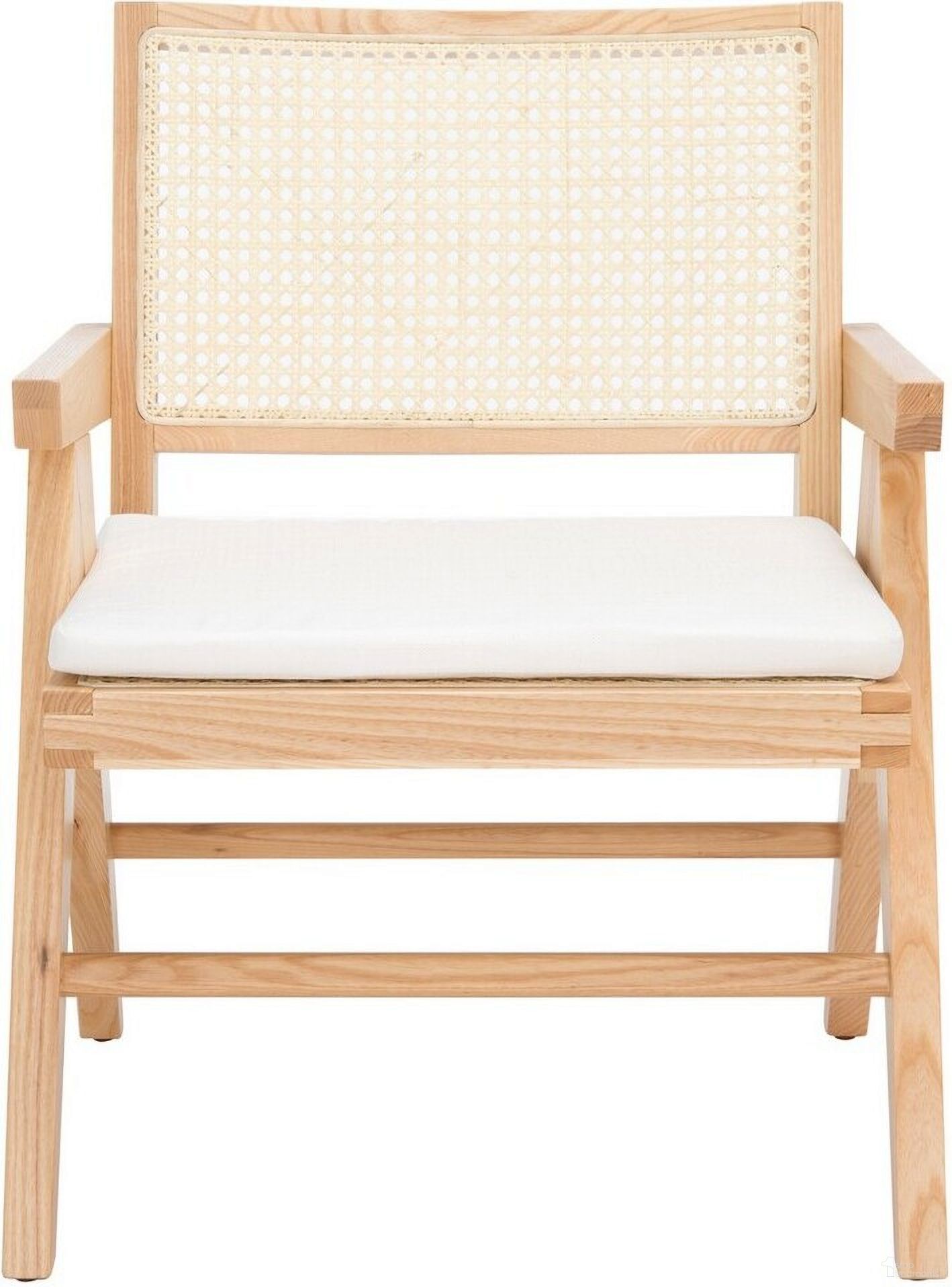 The appearance of Colette Rattan Accent Chair In Natural designed by Safavieh Couture in the rustic / southwestern interior design. This natural piece of furniture was selected by 1StopBedrooms from Colette Collection to add a touch of cosiness and style into your home. Sku: SFV4135B. Material: Wood.