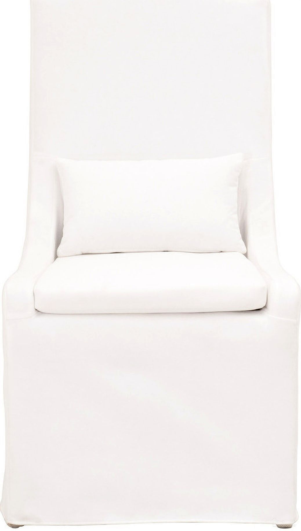 The appearance of Essentials Colette Slipcover Dining Chair Set of 2 In Peyton Pearl designed by Essentials For Living in the transitional interior design. This peyton pearl piece of furniture was selected by 1StopBedrooms from Essentials Collection to add a touch of cosiness and style into your home. Sku: 6419UP.LPPRL. Material: Ash Wood. Chair Type: Side Chair.