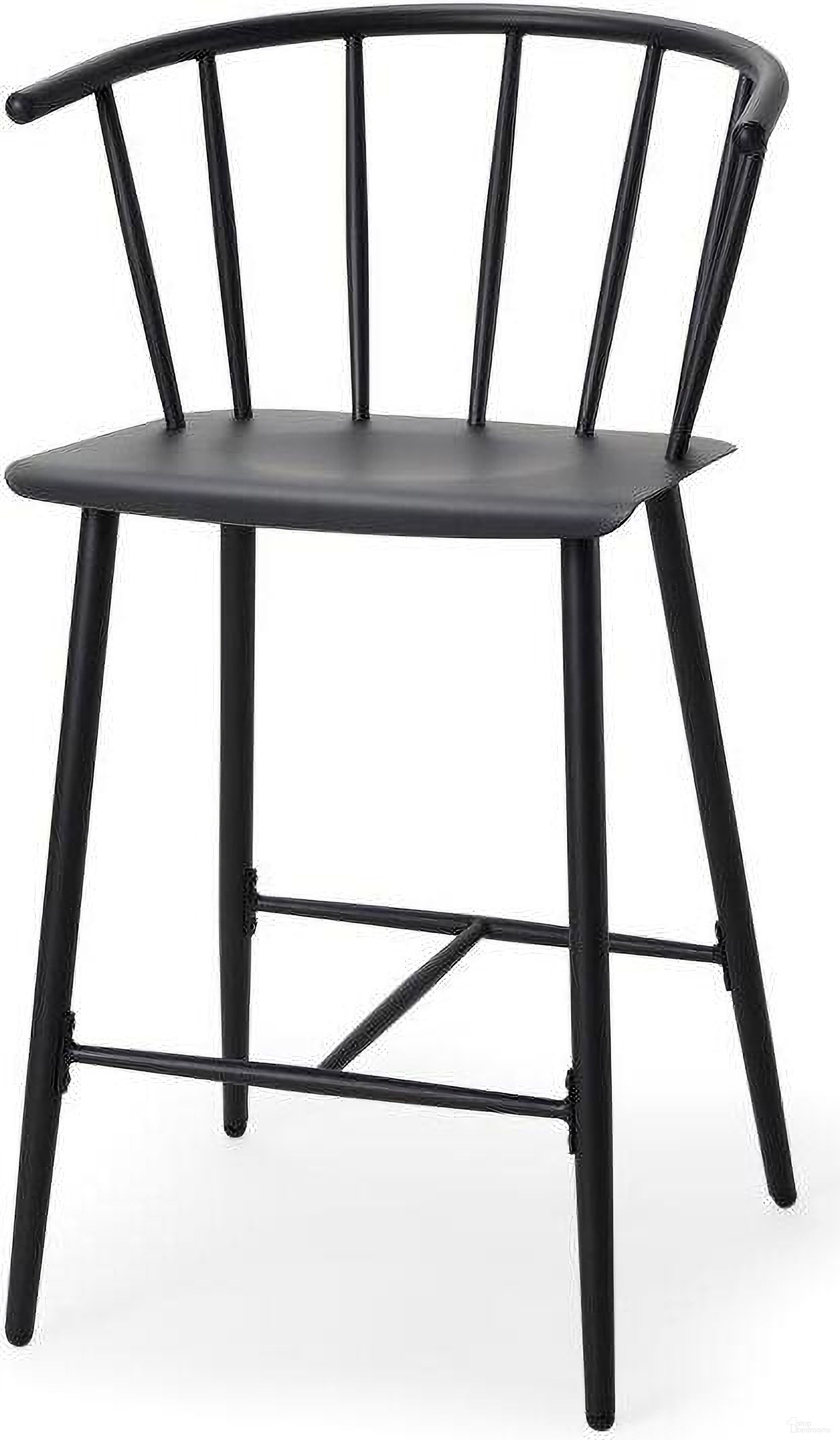 The appearance of Colin Black Metal Counter Stool designed by Mercana in the country / farmhouse interior design. This black piece of furniture was selected by 1StopBedrooms from Colin Collection to add a touch of cosiness and style into your home. Sku: 69842. Material: Metal.