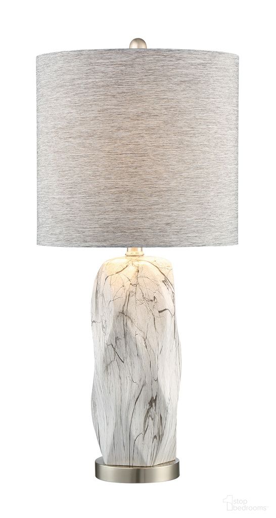 The appearance of Coliseo Table Lamp In White Marble designed by Lite Source in the modern / contemporary interior design. This white marble piece of furniture was selected by 1StopBedrooms from Coliseo Collection to add a touch of cosiness and style into your home. Sku: LS-23429WHT. Material: Ceramic.