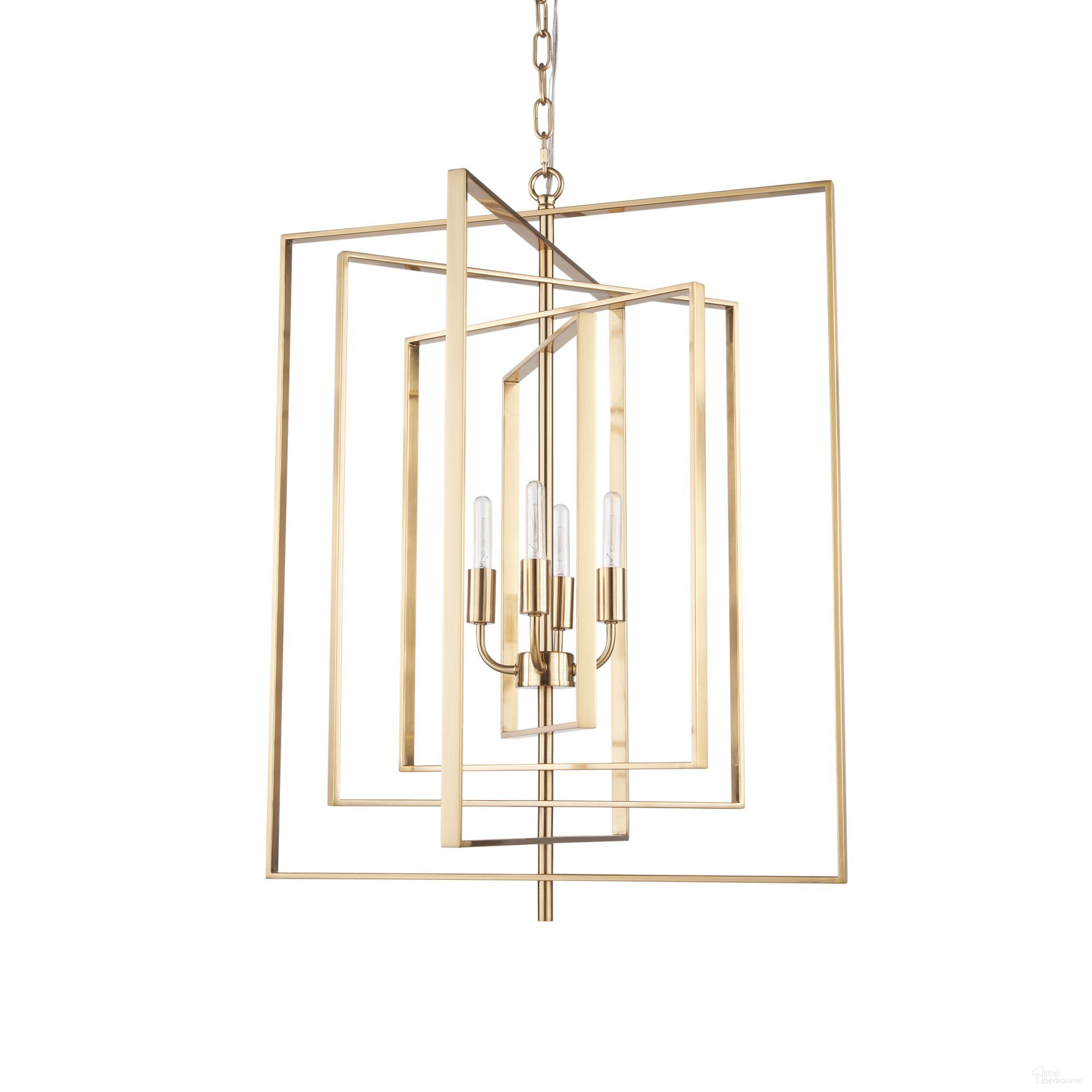 The appearance of Colleen Metal 4 Light Chandelier In Antique Gold designed by Mercana in the modern / contemporary interior design. This gold piece of furniture  was selected by 1StopBedrooms from Colleen Collection to add a touch of cosiness and style into your home. Sku: 70448. Material: Metal.