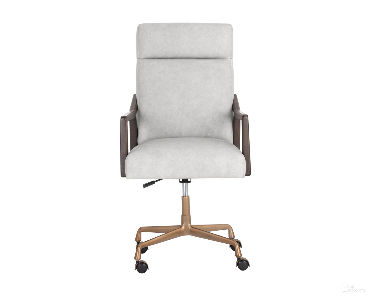 Collin Office Chair In Brown and Saloon Light Grey