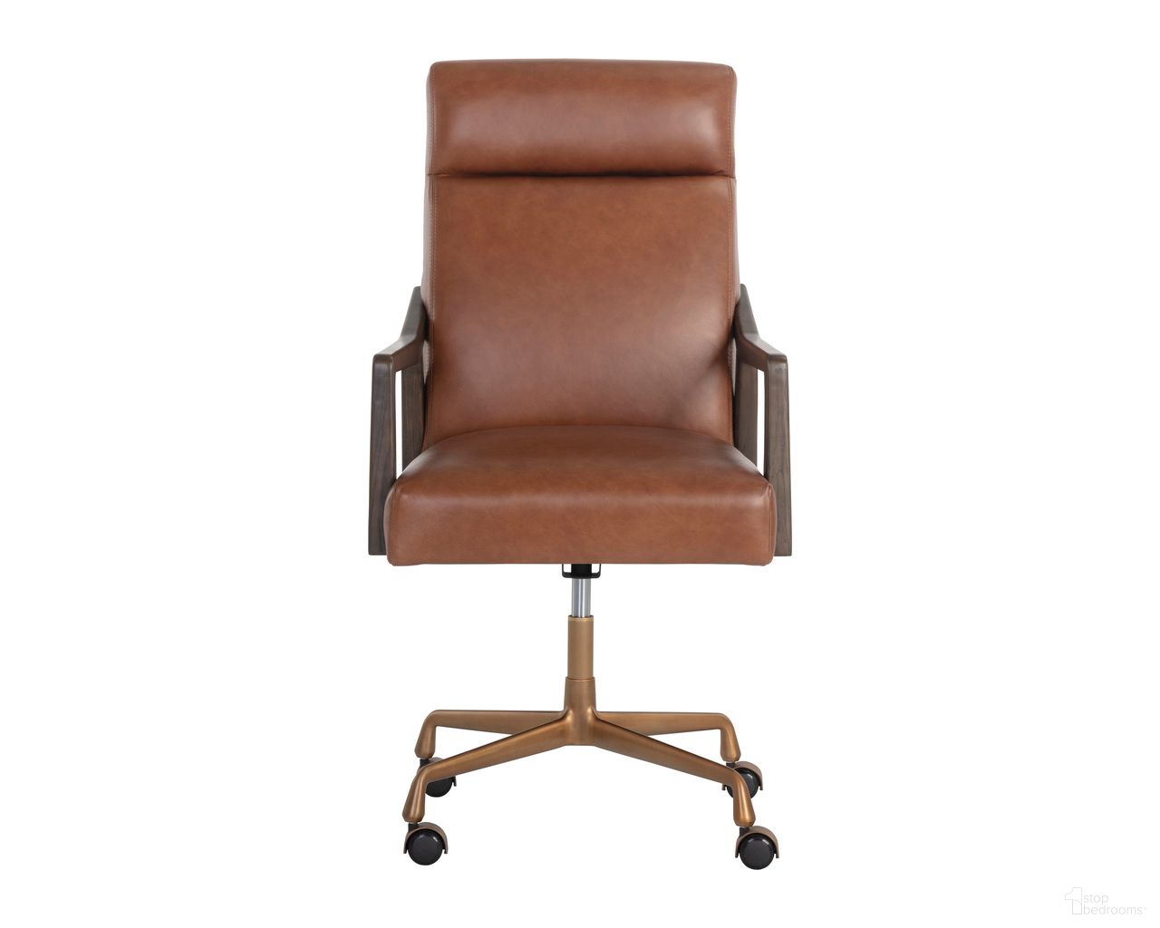 Collin Office Chair In Brown and Shalimar Tobacco