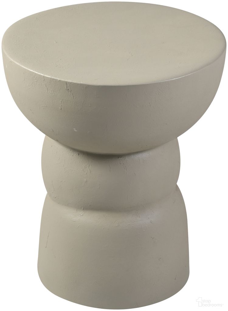 Collins Aluminum End Table In Taupe