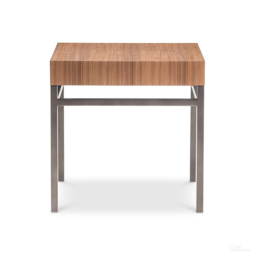 The appearance of Collins Side Table In Brown designed by Bernhardt in the modern / contemporary interior design. This brown piece of furniture  was selected by 1StopBedrooms from Collins Collection to add a touch of cosiness and style into your home. Sku: 573123. Material: Wood.