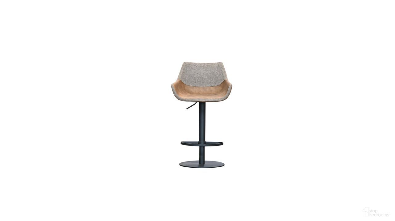 The appearance of Colt Bar Stool Hydraulic Black Powder Coated Base In Brown designed by Mobital in the modern / contemporary interior design. This brown piece of furniture was selected by 1StopBedrooms from Colt Collection to add a touch of cosiness and style into your home. Sku: DBS-COLT-BROW-PCBLA. Material: Metal.