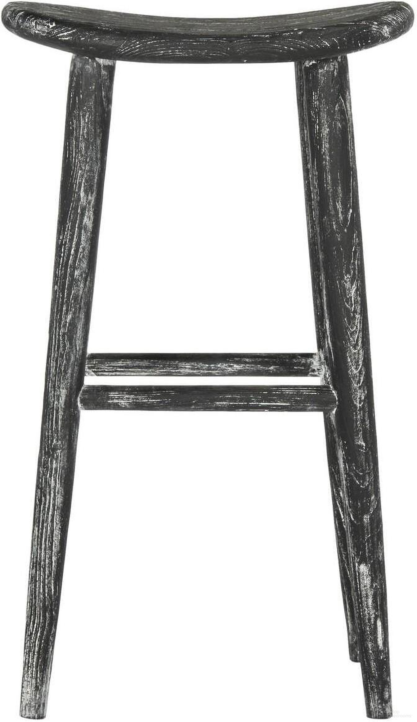 The appearance of Colton Black and White Wood Bar Stool designed by Safavieh in the modern / contemporary interior design. This black and white piece of furniture was selected by 1StopBedrooms from Colton Collection to add a touch of cosiness and style into your home. Sku: BST1001A. Material: Wood.