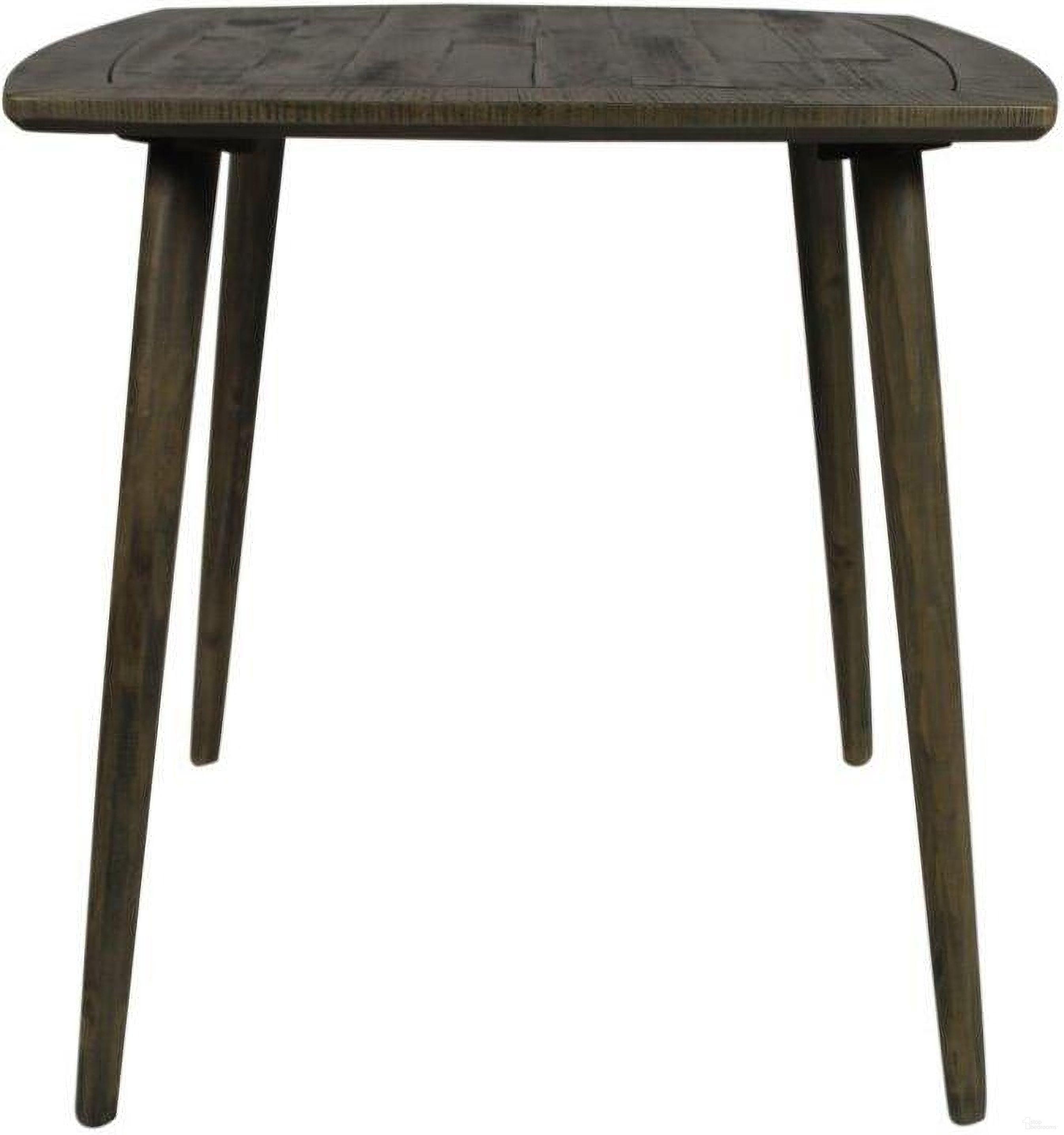 The appearance of Colton Gathering Table In Brown designed by Moti in the modern / contemporary interior design. This brown piece of furniture  was selected by 1StopBedrooms from Colton Collection to add a touch of cosiness and style into your home. Sku: 17006001A. Table Base Style: Legs. Table Top Shape: Square. Material: Wood. Size: 36".