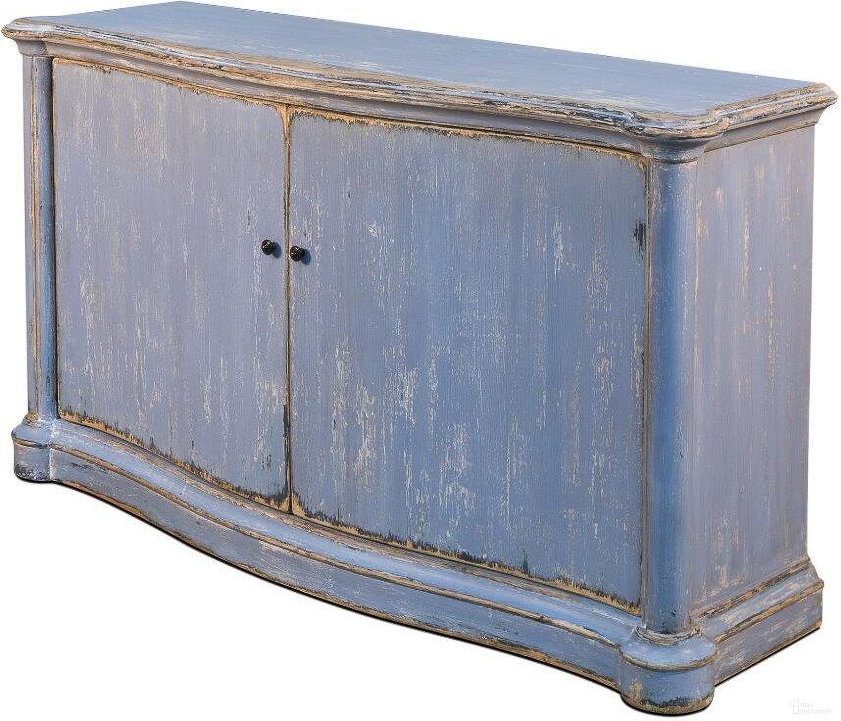 The appearance of Columns Blue Bowfront Sideboard designed by Sarreid in the traditional interior design. This blue piece of furniture was selected by 1StopBedrooms from Columns Collection to add a touch of cosiness and style into your home. Sku: 52755.