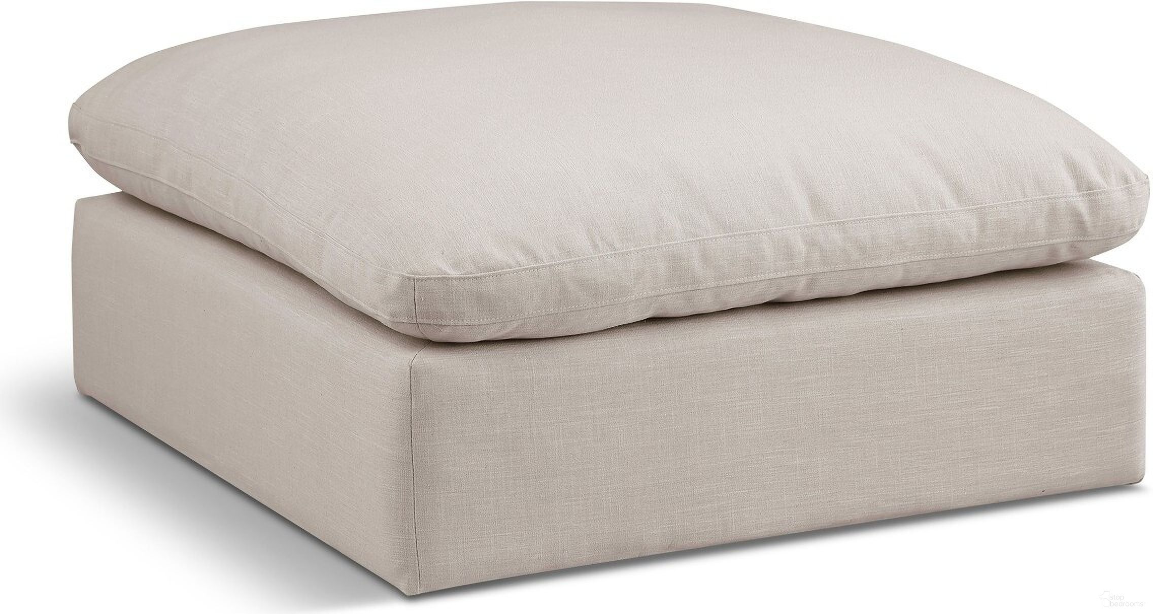 The appearance of Comfy Linen Textured Fabric Modular Ottoman In Beige designed by Meridian in the modern / contemporary interior design. This beige piece of furniture was selected by 1StopBedrooms from Comfy Collection to add a touch of cosiness and style into your home. Sku: 187Beige-Ott. Material: Wood.