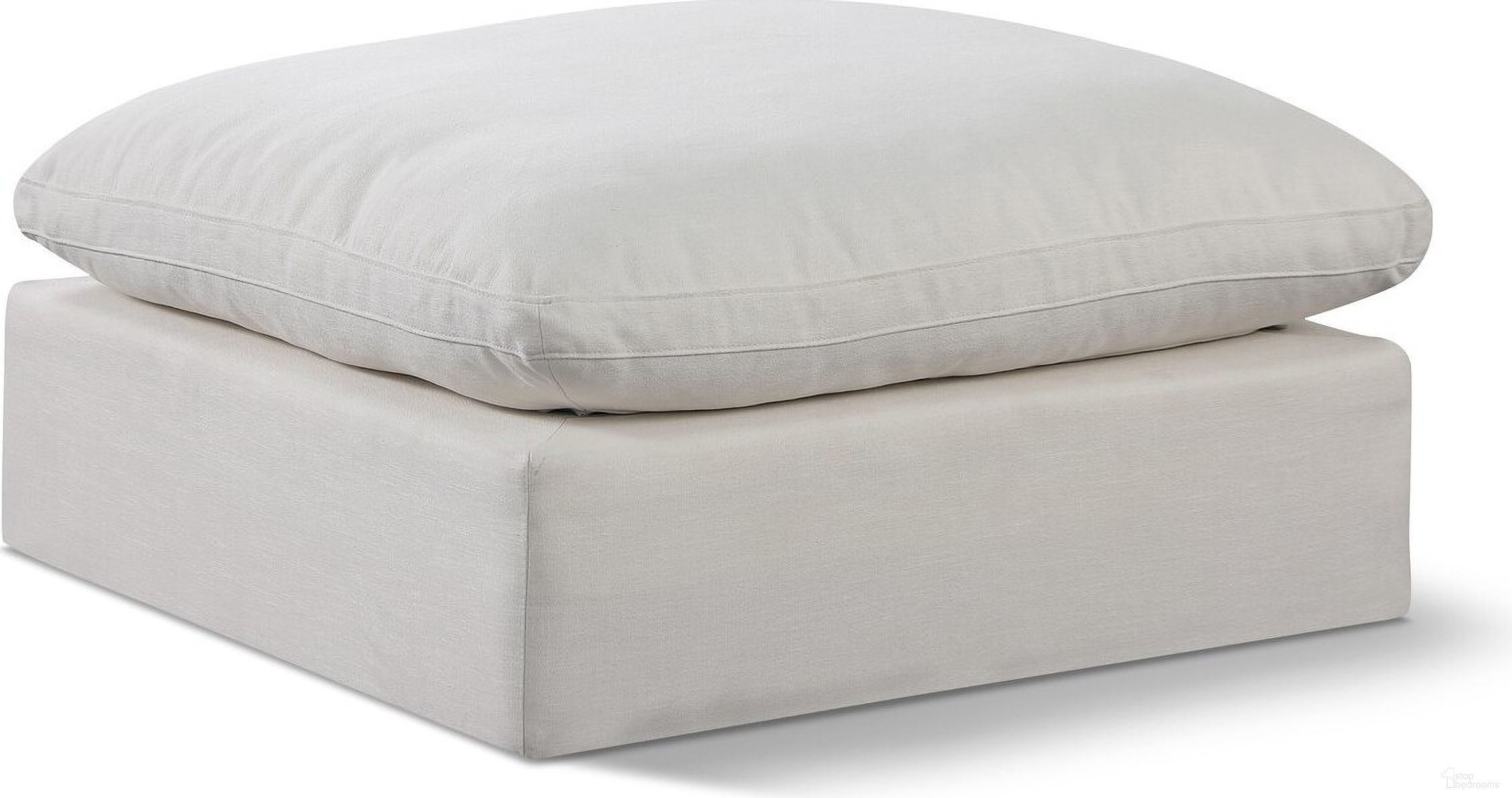 The appearance of Comfy Linen Textured Fabric Modular Ottoman In Cream designed by Meridian in the modern / contemporary interior design. This cream piece of furniture was selected by 1StopBedrooms from Comfy Collection to add a touch of cosiness and style into your home. Sku: 187Cream-Ott. Material: Wood.