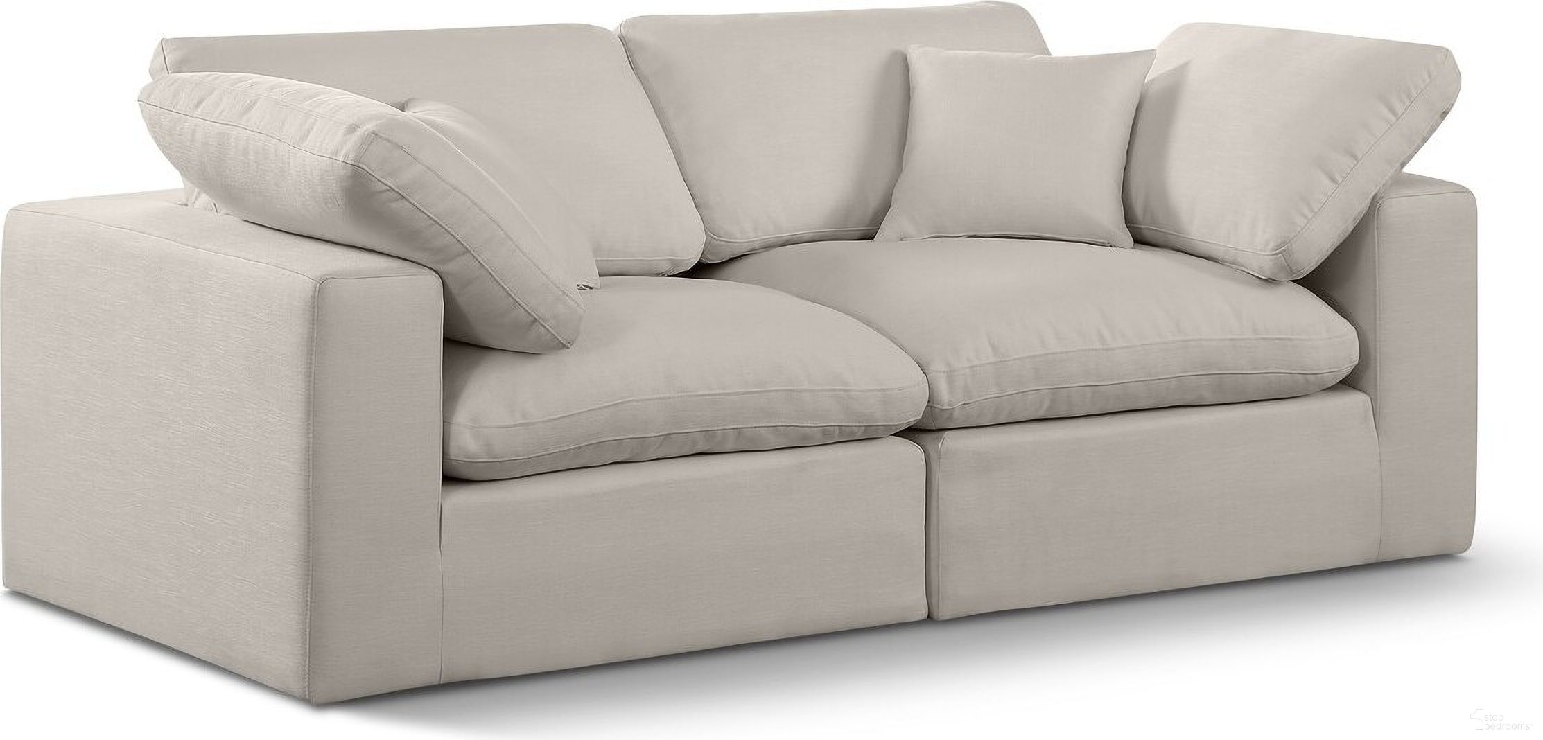 The appearance of Comfy Linen Textured Fabric 2 Seater Modular Sofa with Arm Support In Beige designed by Meridian in the modern / contemporary interior design. This beige piece of furniture  was selected by 1StopBedrooms from Comfy Collection to add a touch of cosiness and style into your home. Sku: 187Beige-Corner;187Beige-Corner. Material: Wood.