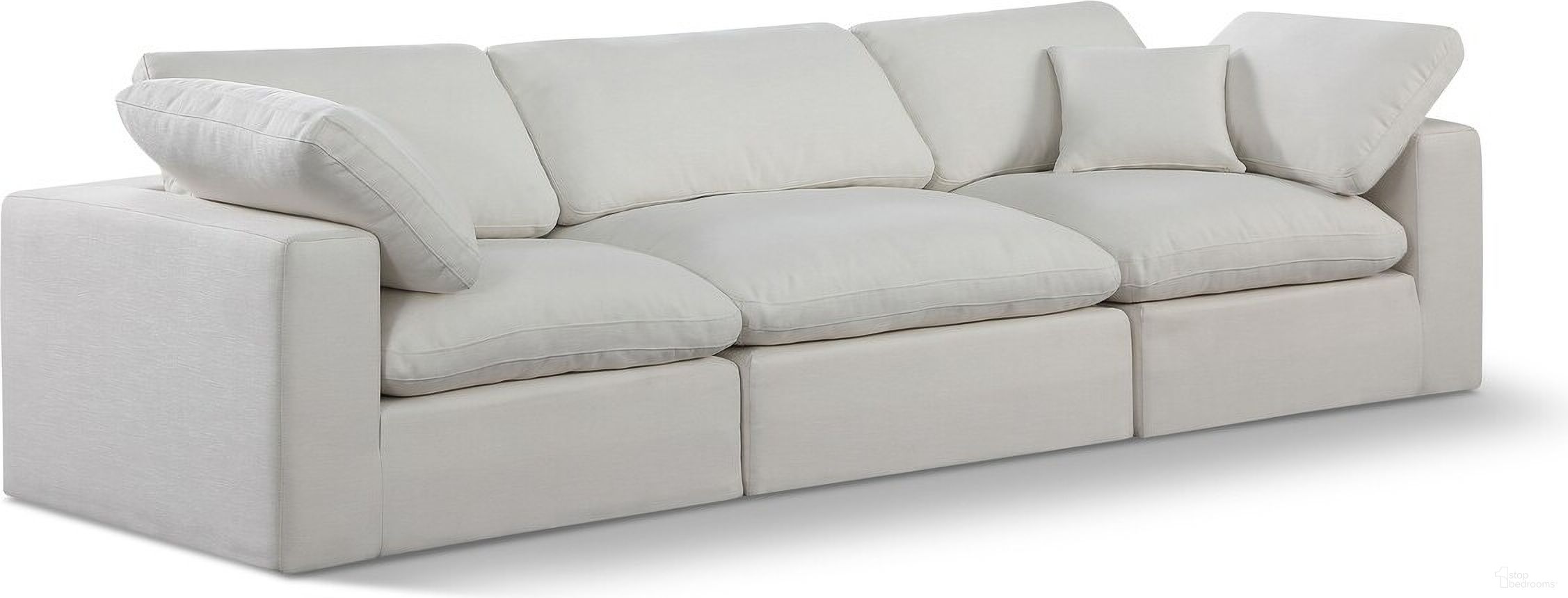 The appearance of Comfy Linen Textured Fabric 3 Seater Modular Sofa with Arm Support In Cream designed by Meridian in the modern / contemporary interior design. This cream piece of furniture was selected by 1StopBedrooms from Comfy Collection to add a touch of cosiness and style into your home. Sku: 187Cream-Armless;187Cream-Corner;187Cream-Corner. Material: Wood.